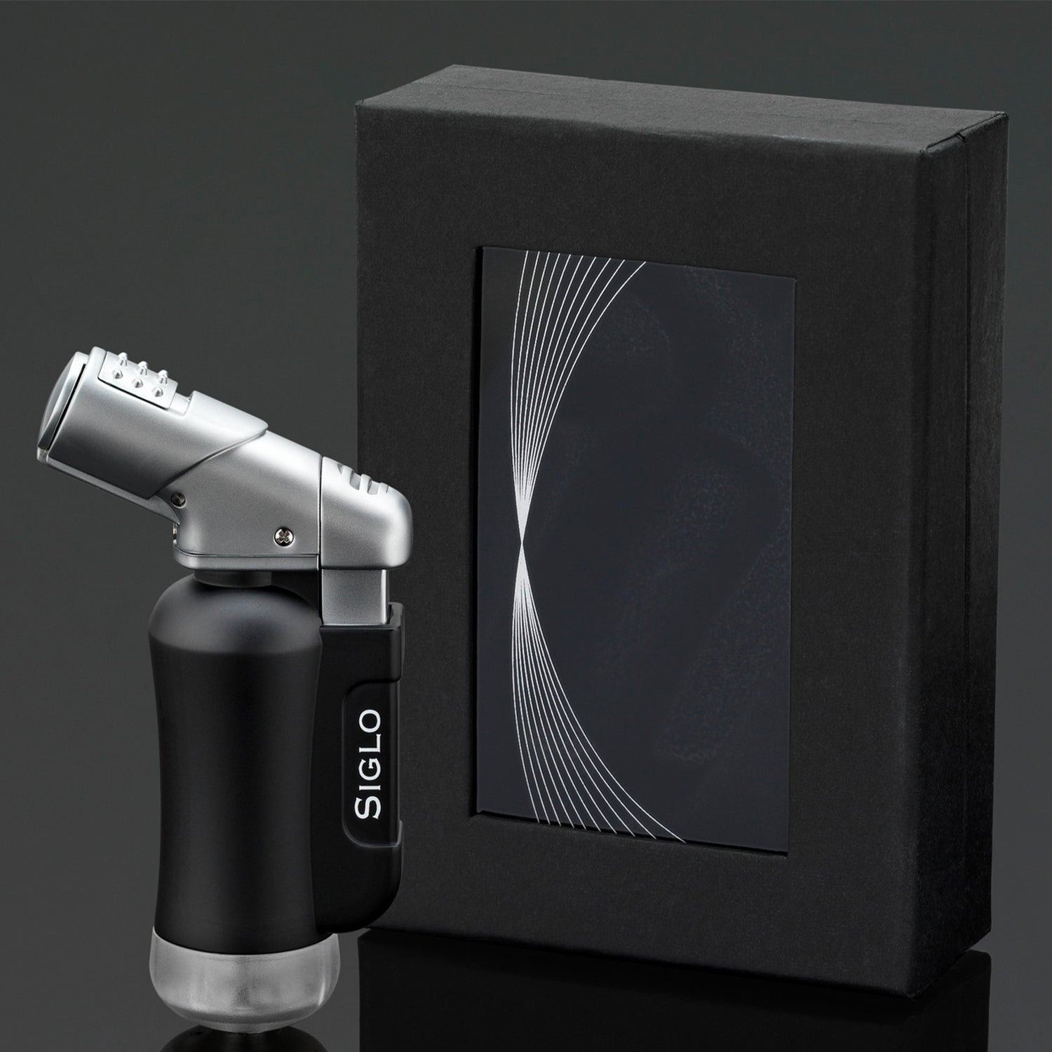 Siglo Mini Torch Matte Black Lighter