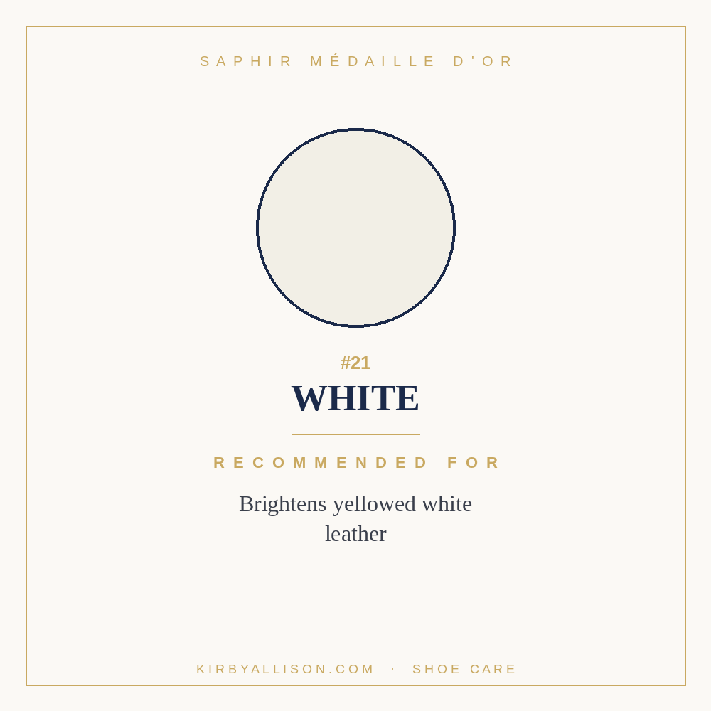 Saphir Médaille d'Or Pommadier Cream Shoe Polish - 75ml