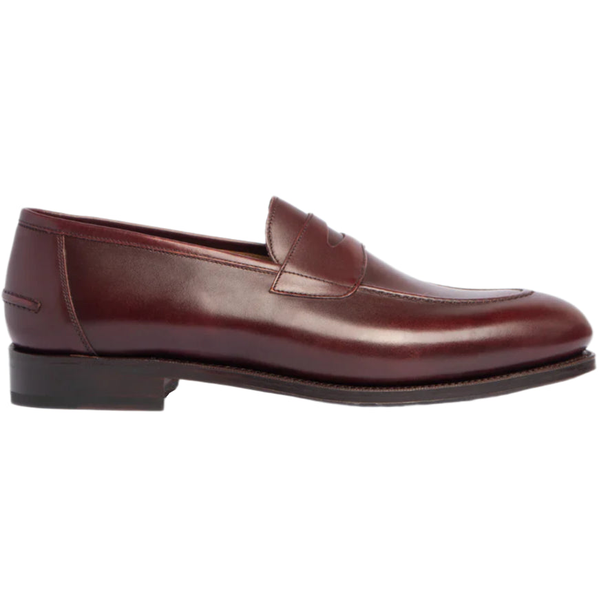 Penny Loafer, Burgundy, Rufer Last