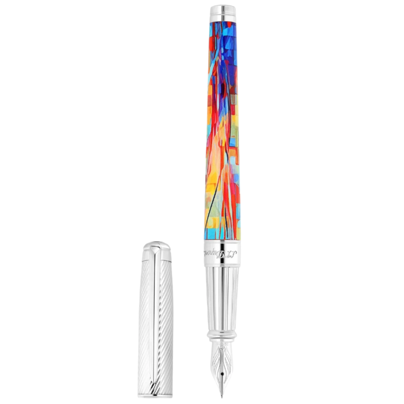 S.T. Dupont Line D Eternity Graff'ty Multicolor Large Fountain Pen