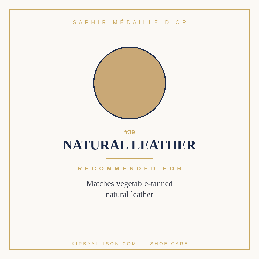 Saphir Médaille d'Or Pommadier Cream Shoe Polish - 75ml