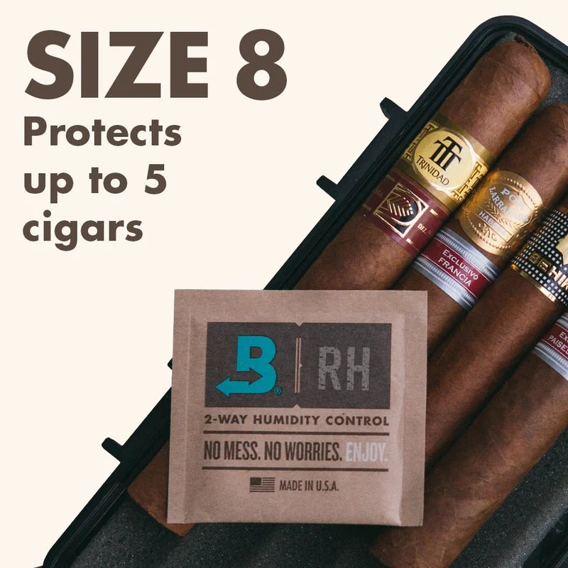 Boveda Humidor 72% RH Humidity Pouch (8g) - 10 Pack