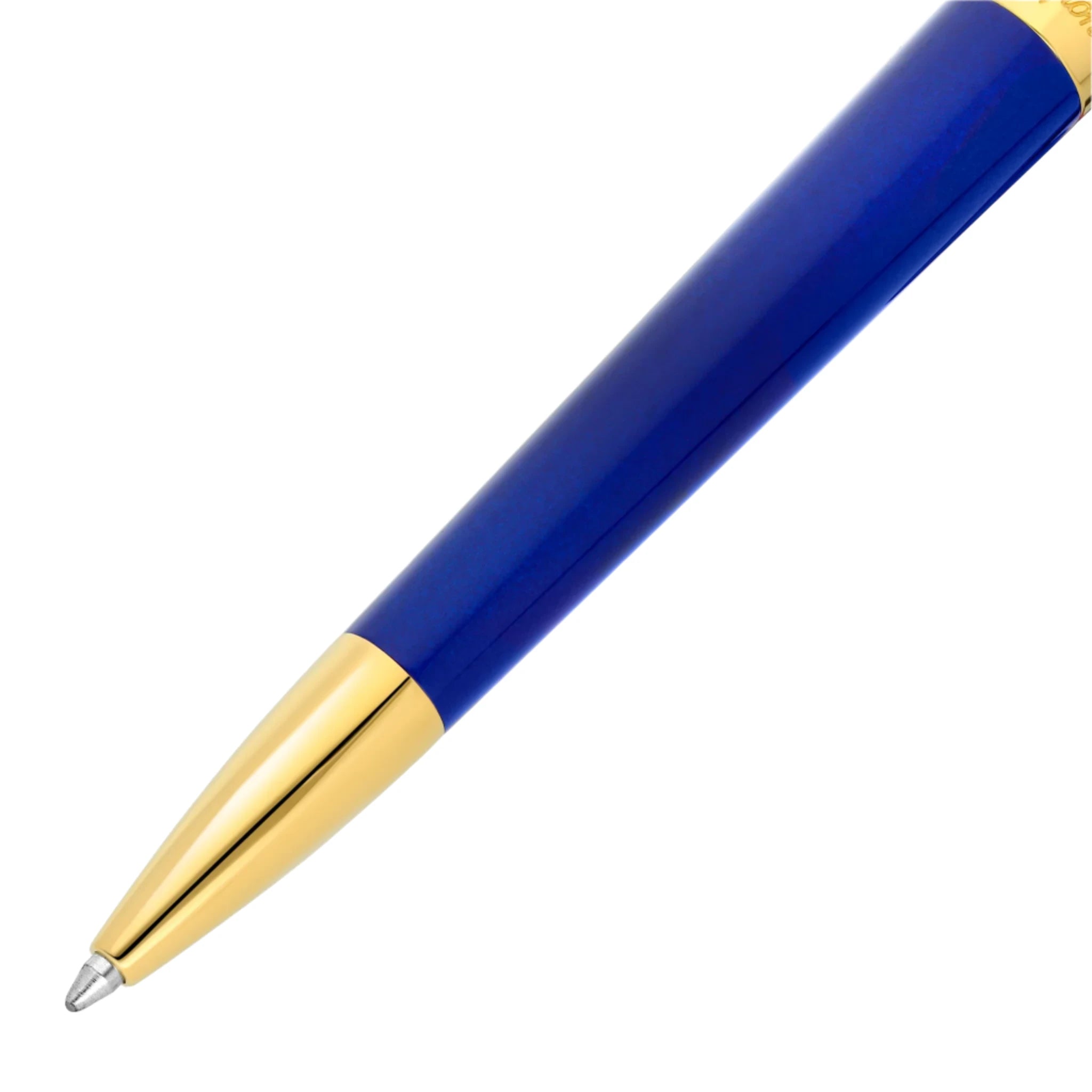 S.T. Dupont Liberte Ballpoint Pen Navy and Gold