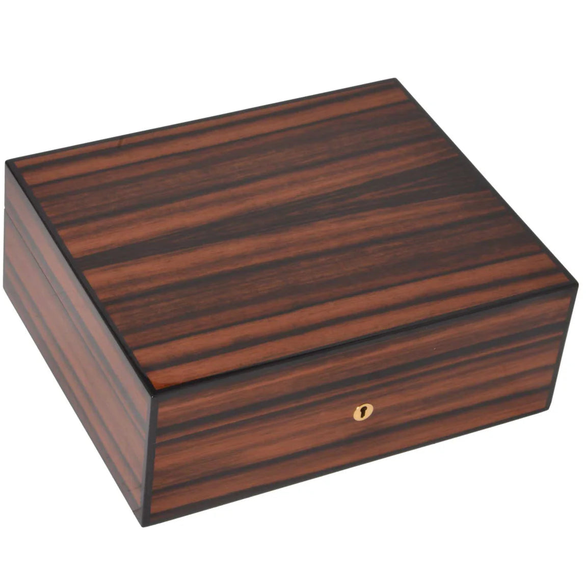 Elie Bleu Macassar Ebony Classic Humidor (75 Cigars)