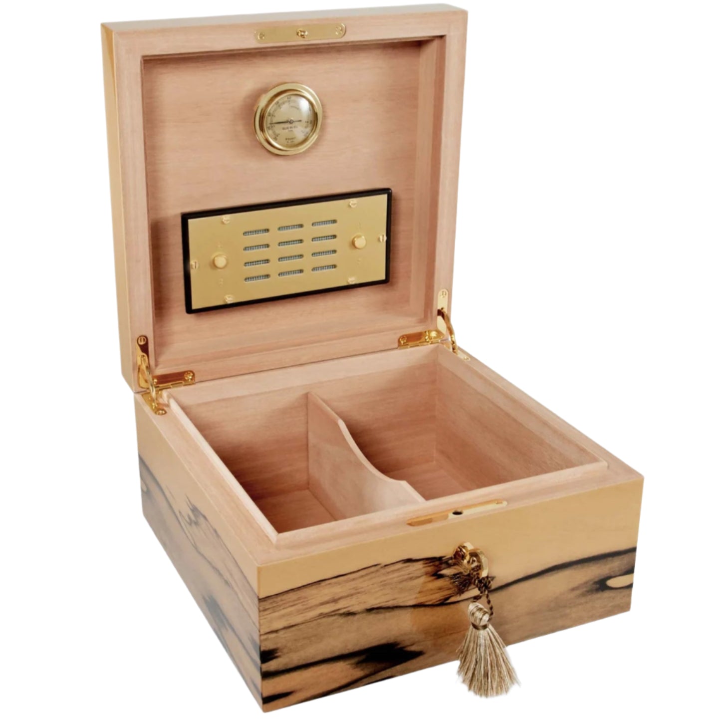 Elie Bleu Royal Ebony Classic Humidor (75 Cigars)