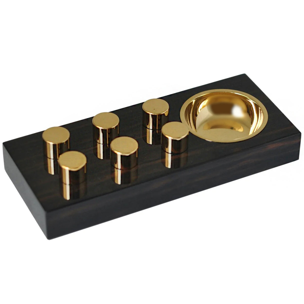 Elie Bleu Macassar Ebony Classic Egoist Ashtray