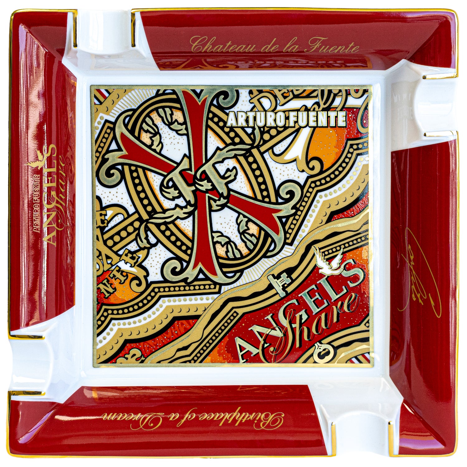 Elie Bleu Limited Edition Fuente Opus X Hemingway Blue & Gold Lighter