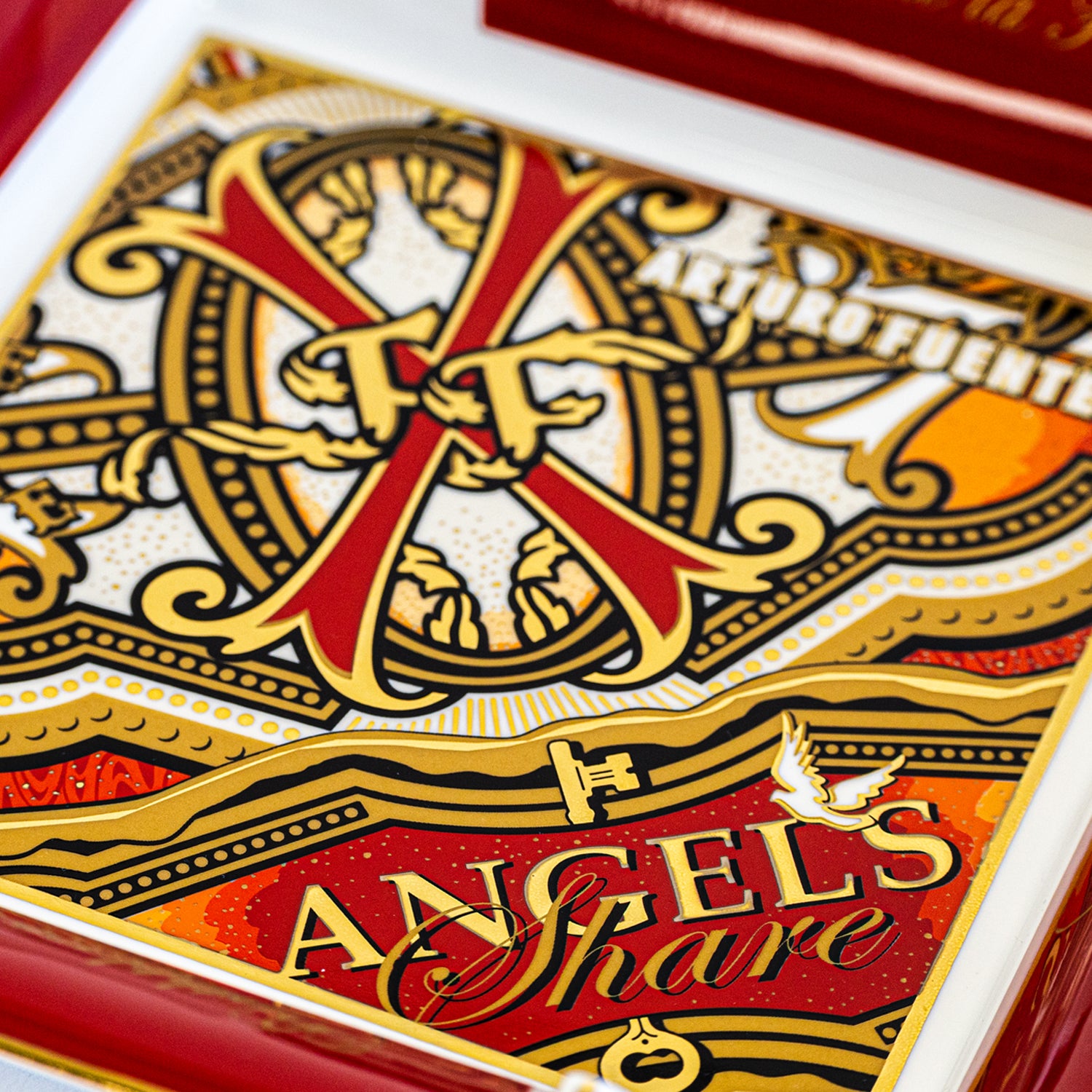 Elie Bleu Limited Edition Fuente Opus X Hemingway Blue & Gold Lighter