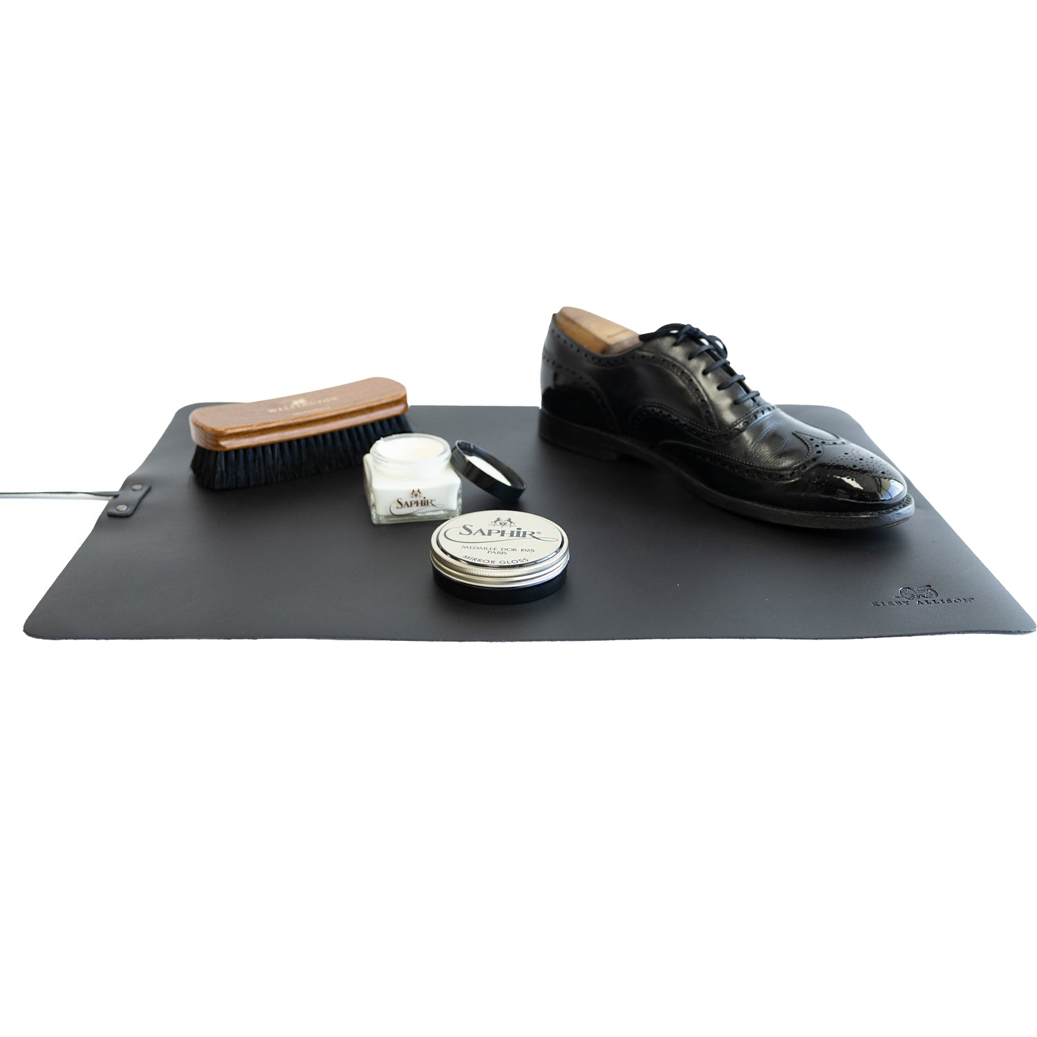 Wellington Leather Shoe Shine Carpet