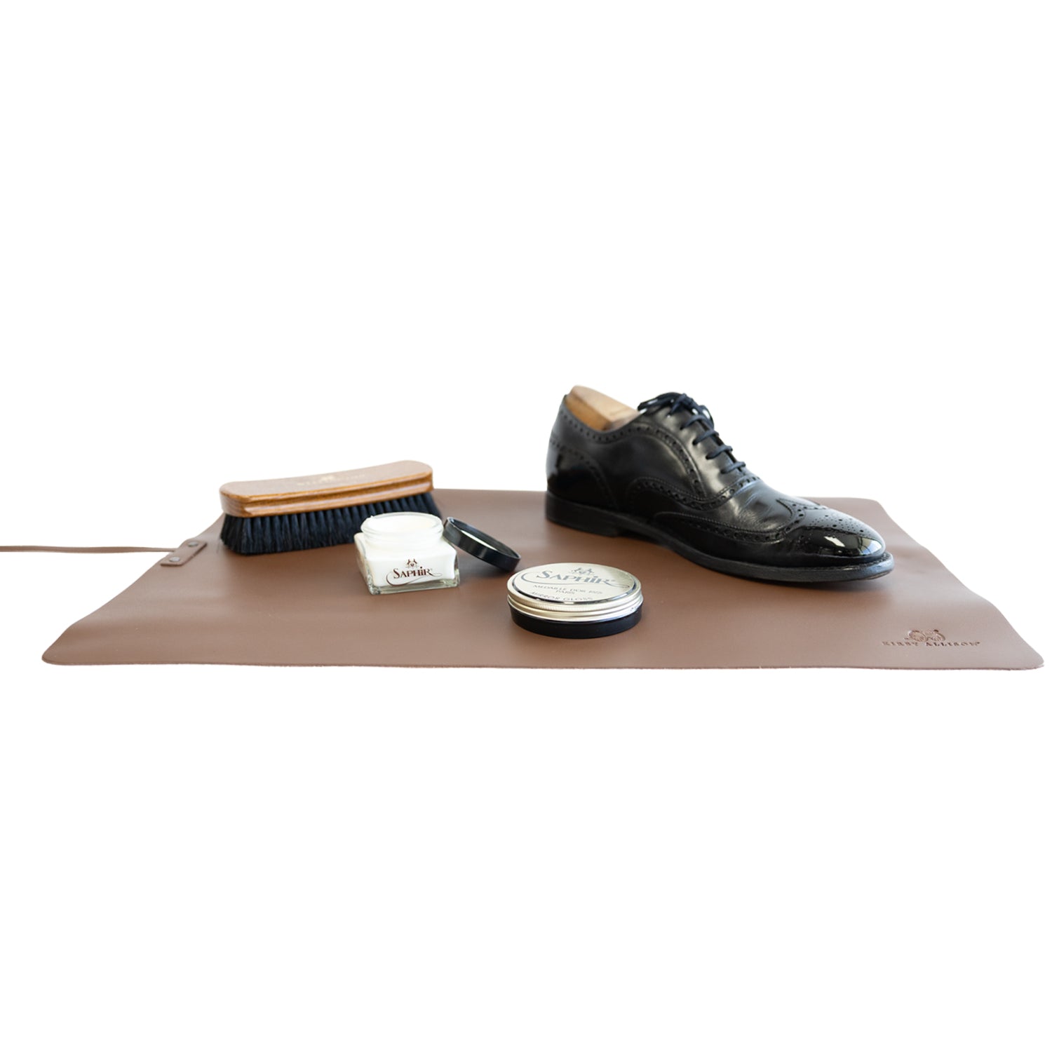 Wellington Leather Shoe Shine Carpet