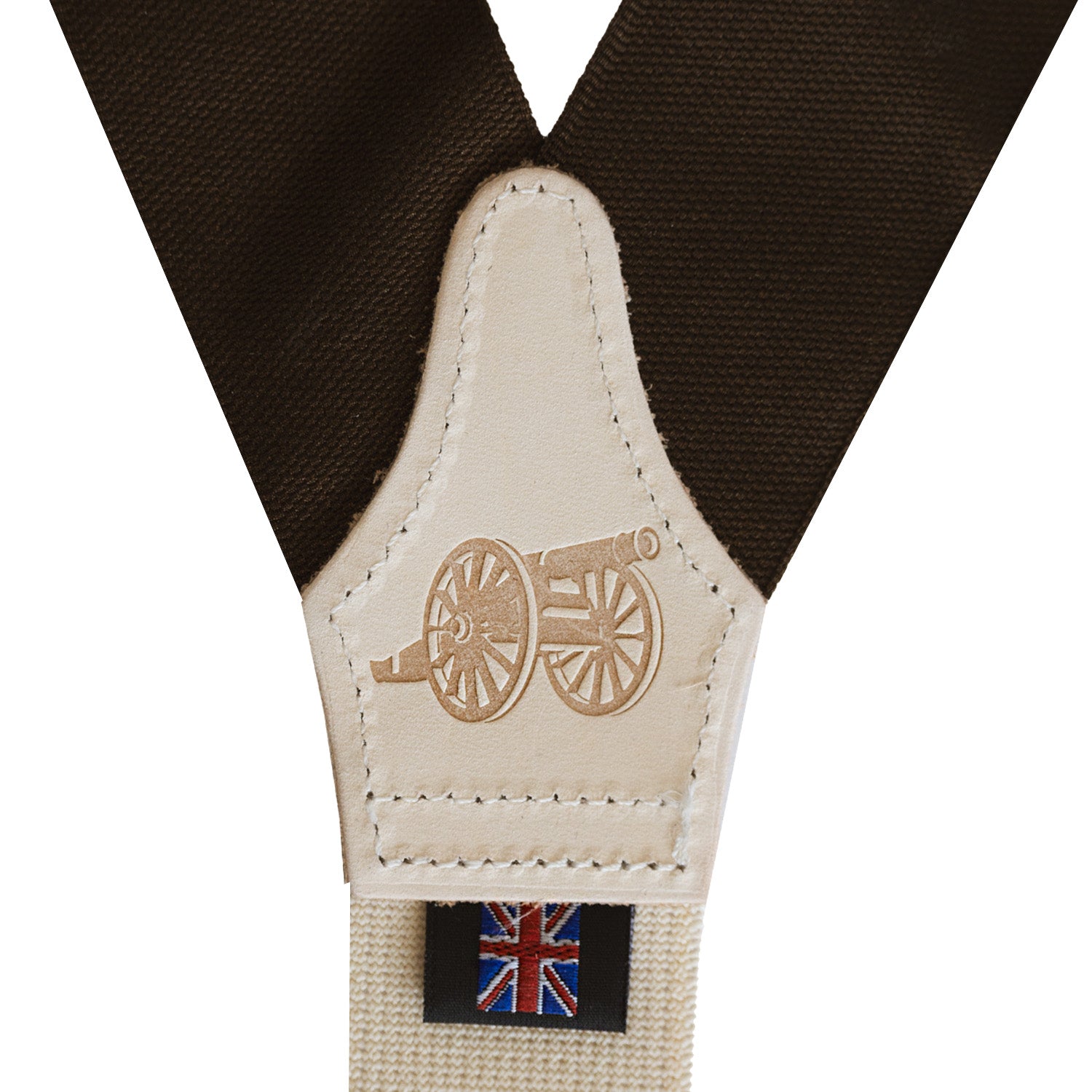 Sovereign Grade Solid Coffee Brown & Ivory Braces