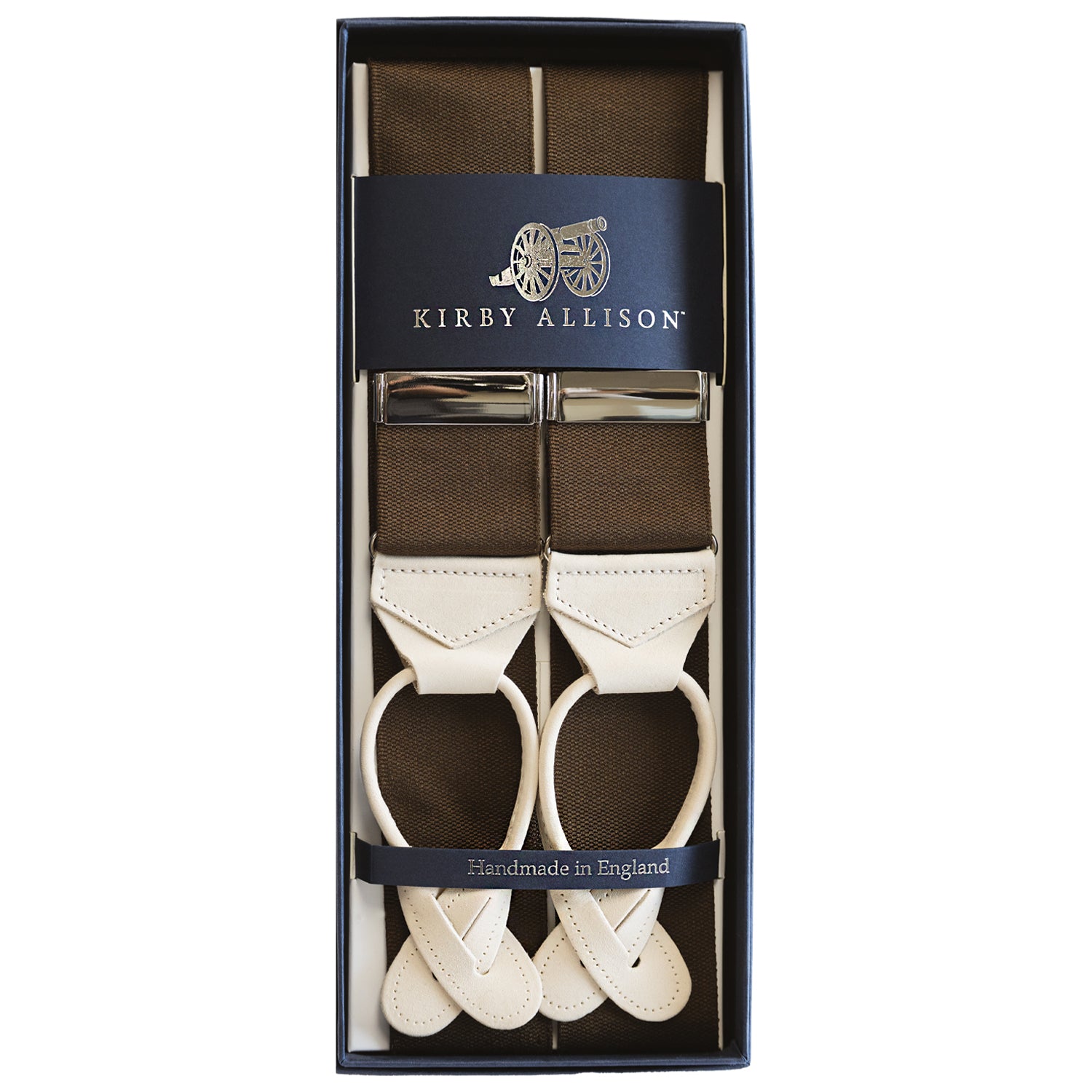 Sovereign Grade Solid Coffee Brown & Ivory Braces