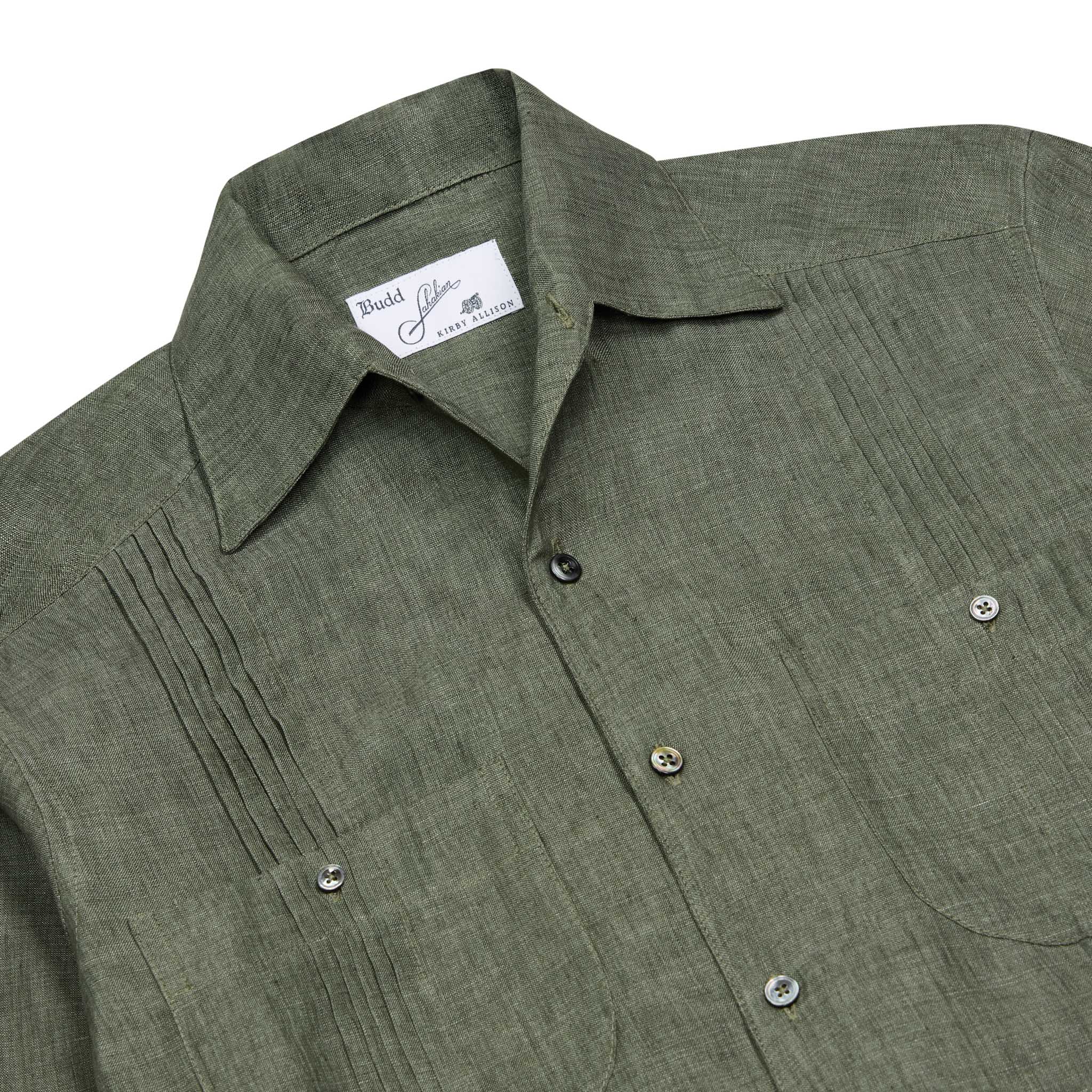 Budd Signature Khaki Guayabera Shirt
