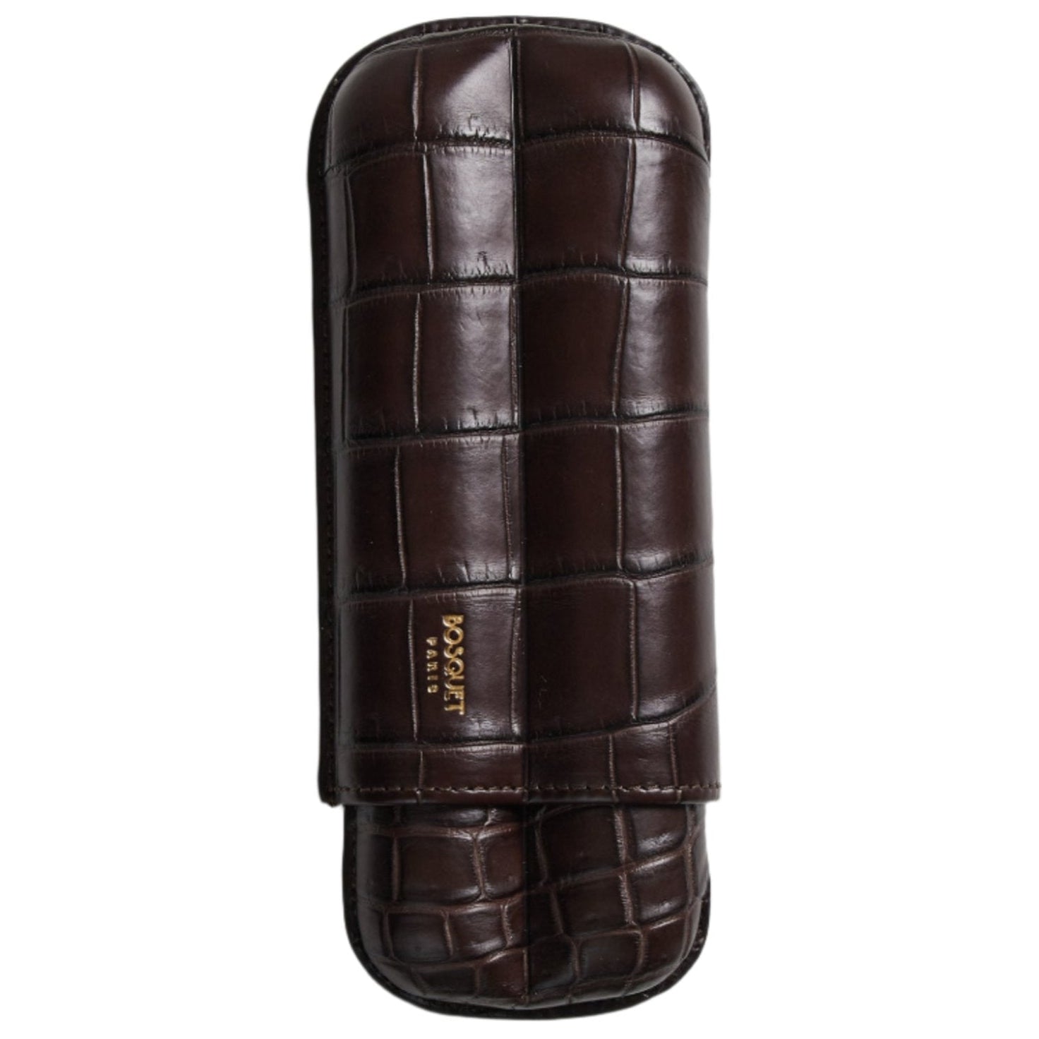 Squier CYCLONE ソニックブルー サイクロン LEVY'Sケース Luxury Crocodile Leather 2 Finger Cigar Case in Presidential Blue