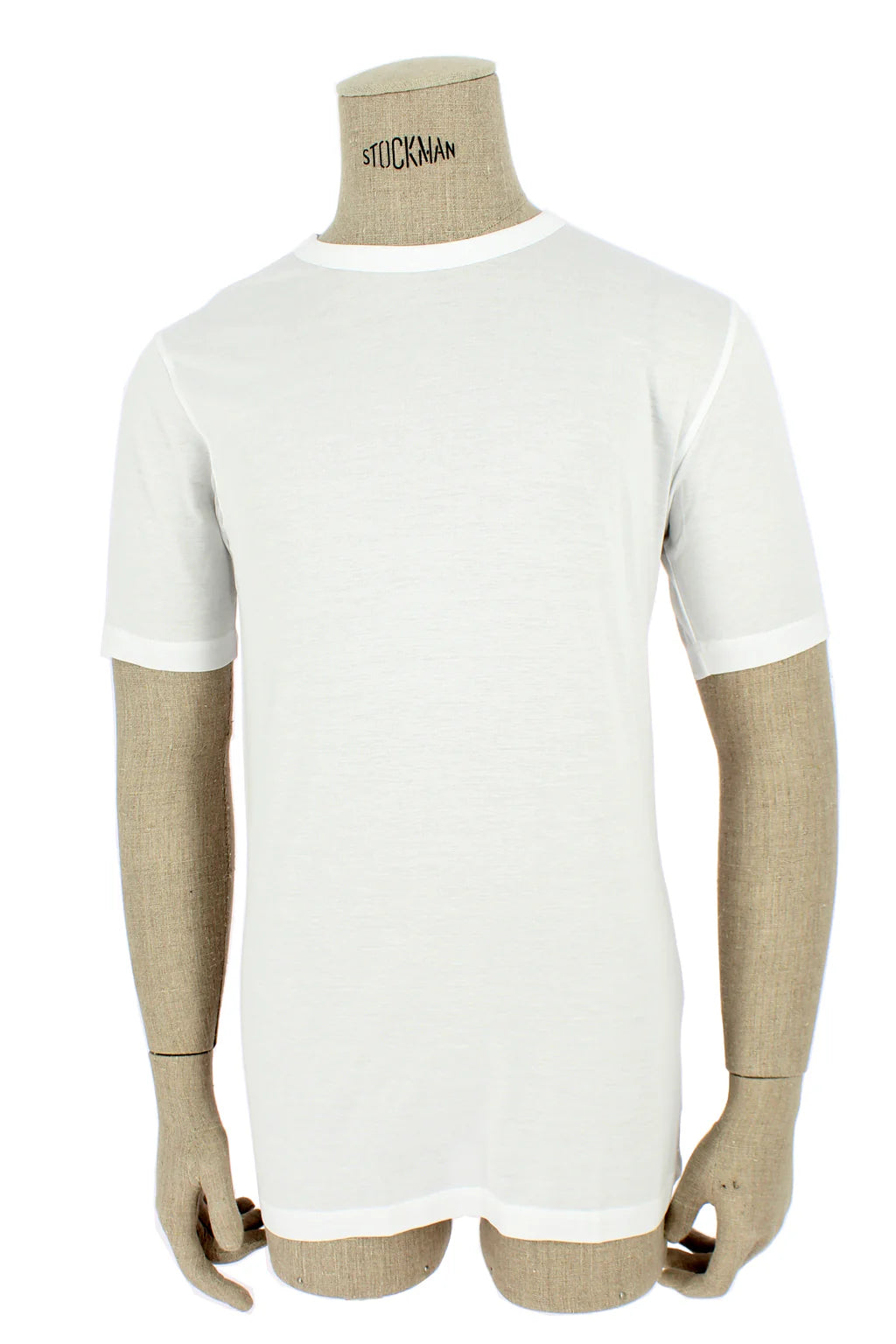 Bresciani 100% Sea Island Cotton Knitted Round-Neck T-shirt White