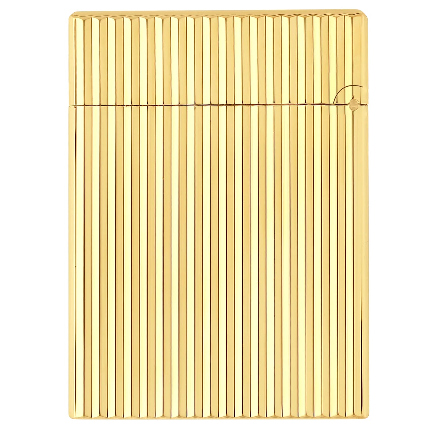 S.T. Dupont Line 1 Vertical Lines Gold Lighter