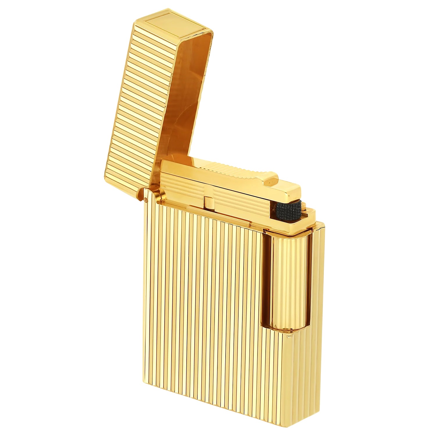 S.T. Dupont Line 1 Vertical Lines Gold Lighter