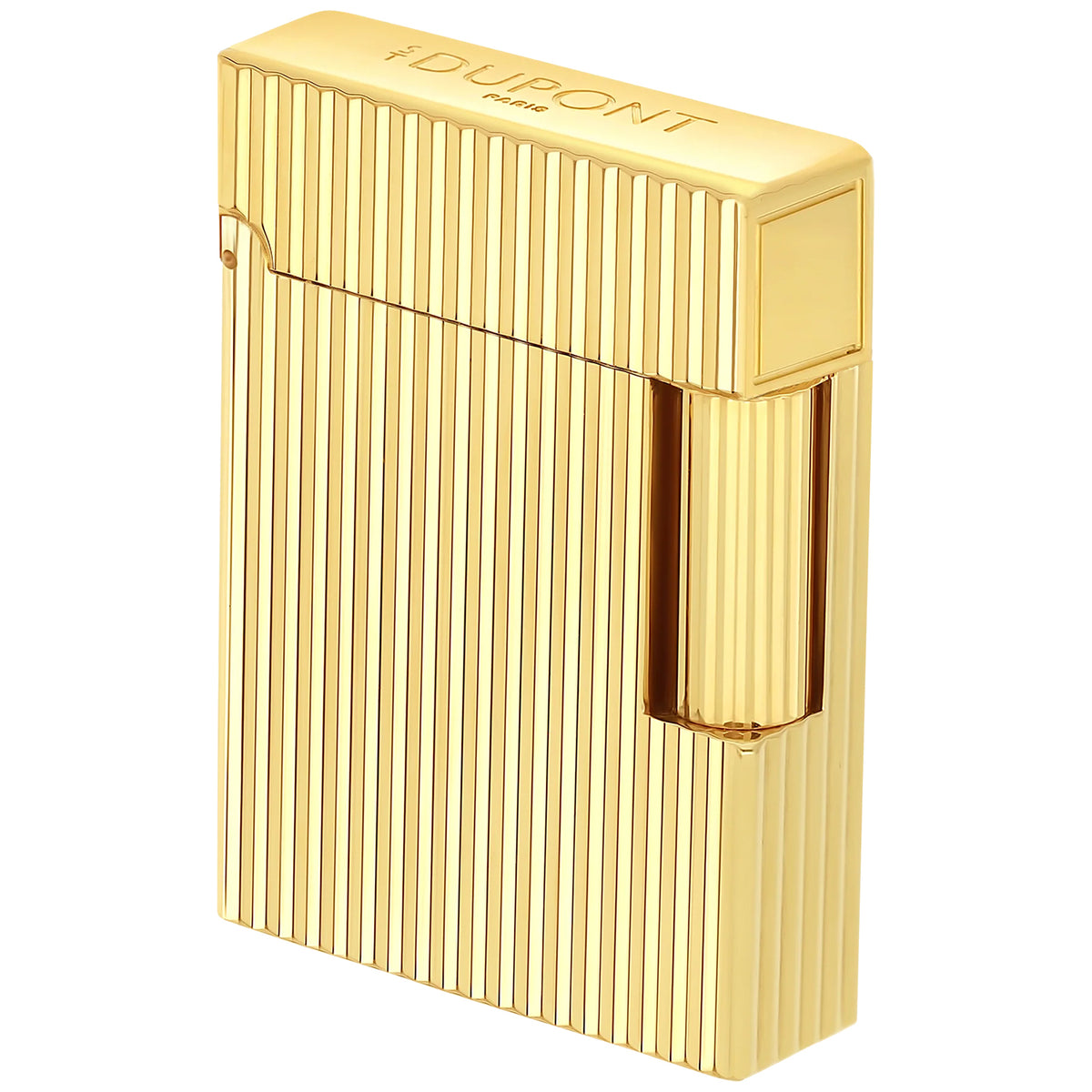 S.T. Dupont Line 1 Vertical Lines Gold Lighter