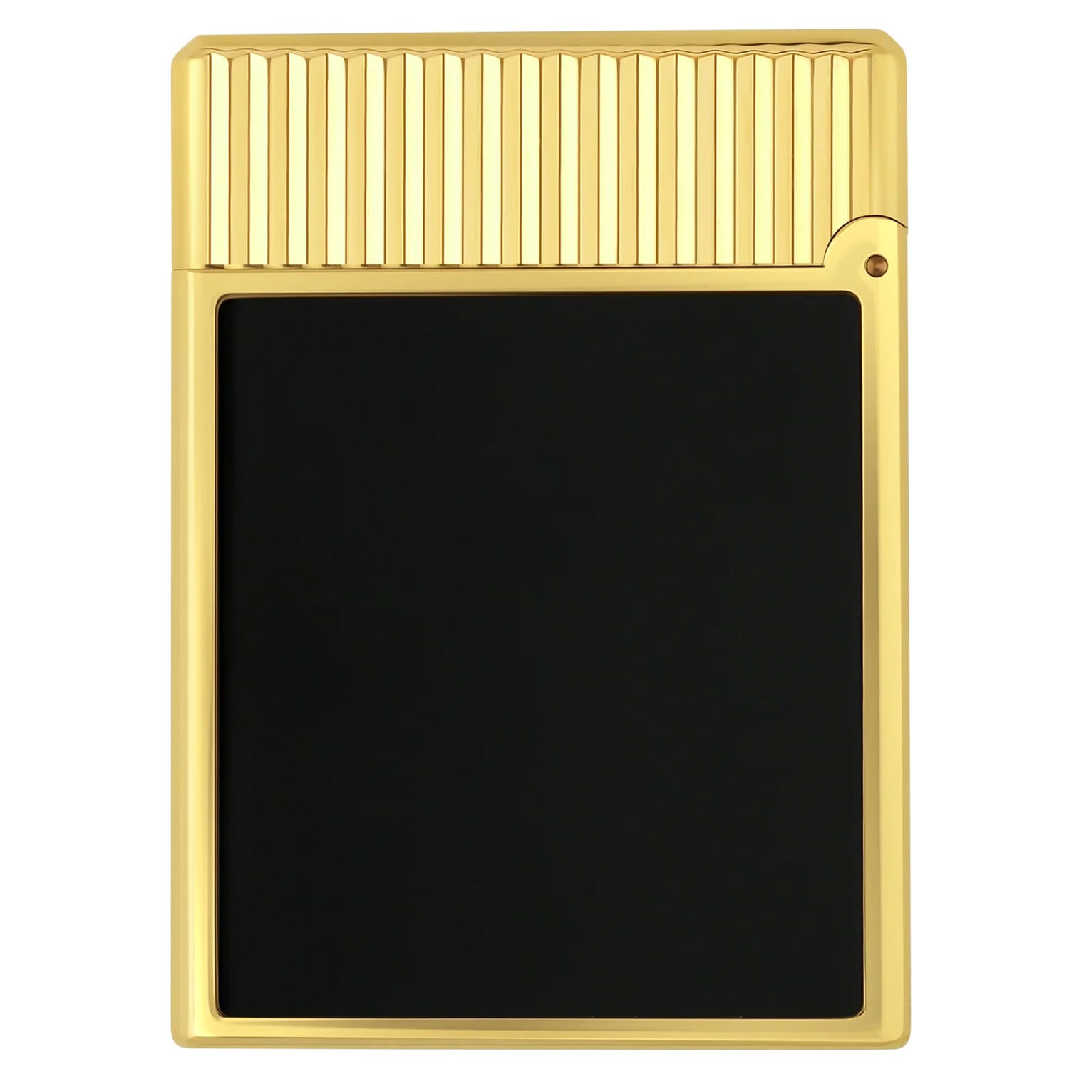 S.T. Dupont Line 1 Vertical Lines Black & Gold Lighter