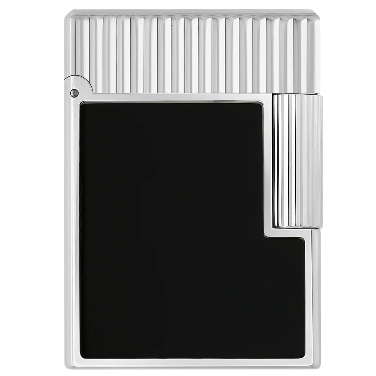 S.T. Dupont Line 1 Vertical Lines Black & Palladium Lighter