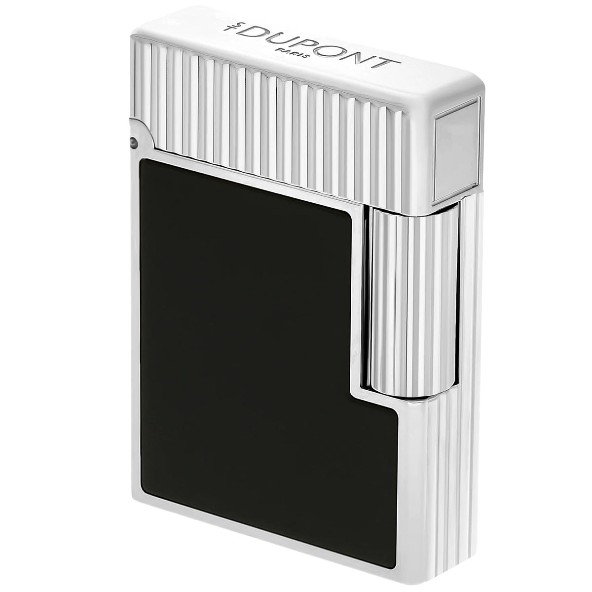 S.T. Dupont Line 1 Vertical Lines Black & Palladium Lighter
