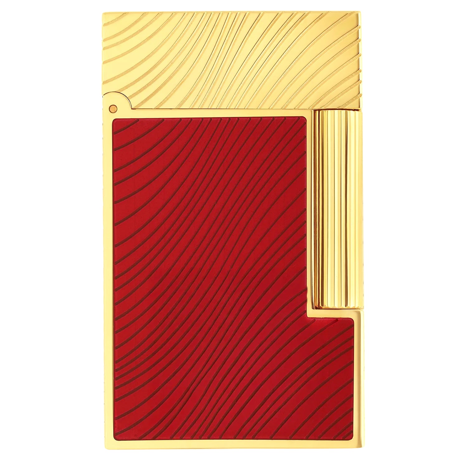 S.T. Dupont Line 2 Horse Mane Red & Gold Lighter