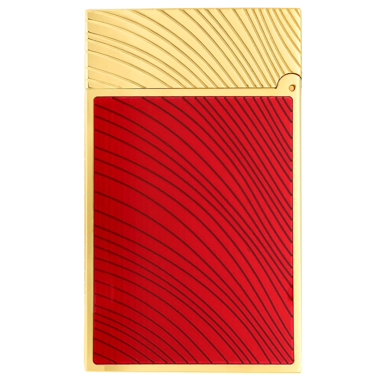 S.T. Dupont Line 2 Horse Mane Red & Gold Lighter