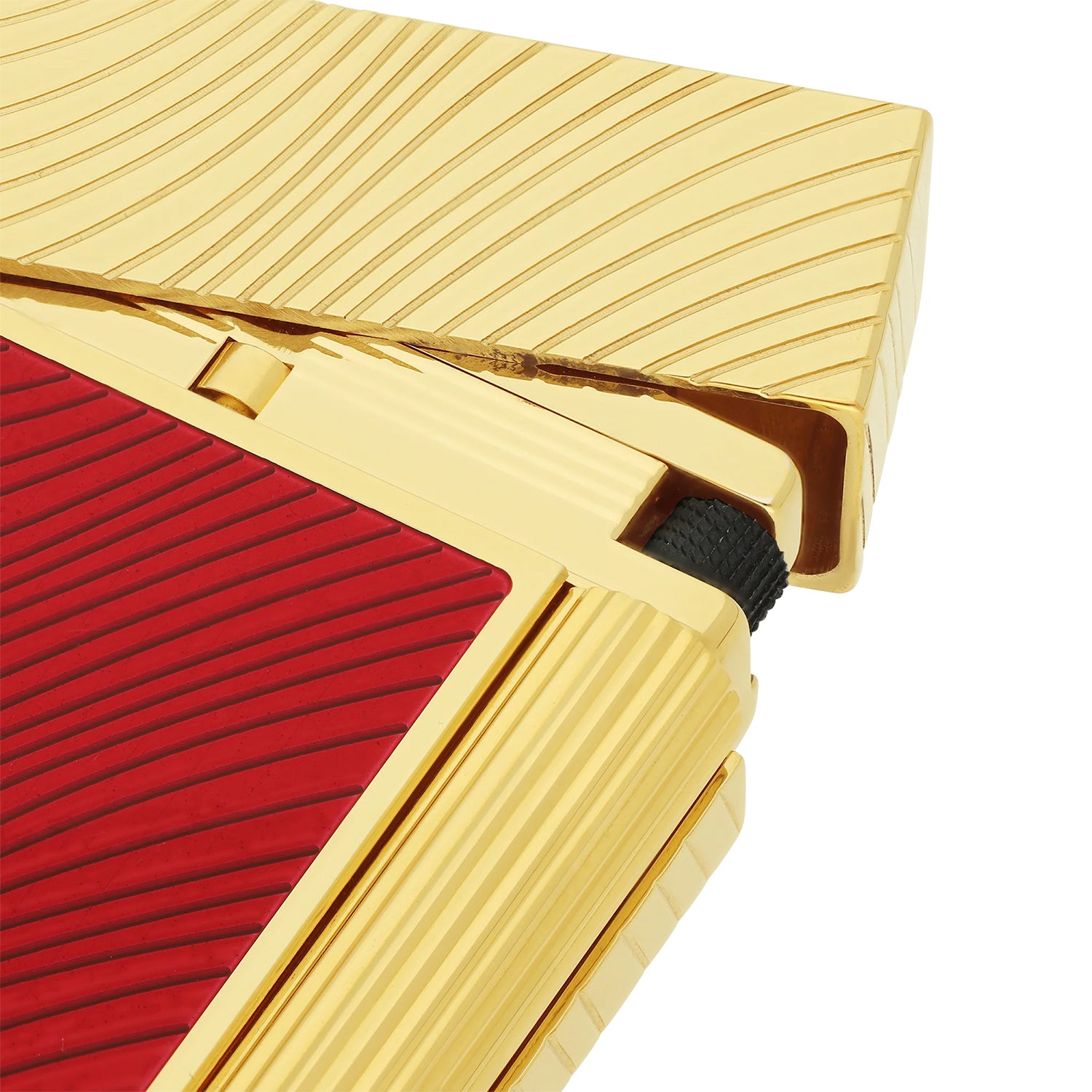 S.T. Dupont Line 2 Horse Mane Red & Gold Lighter