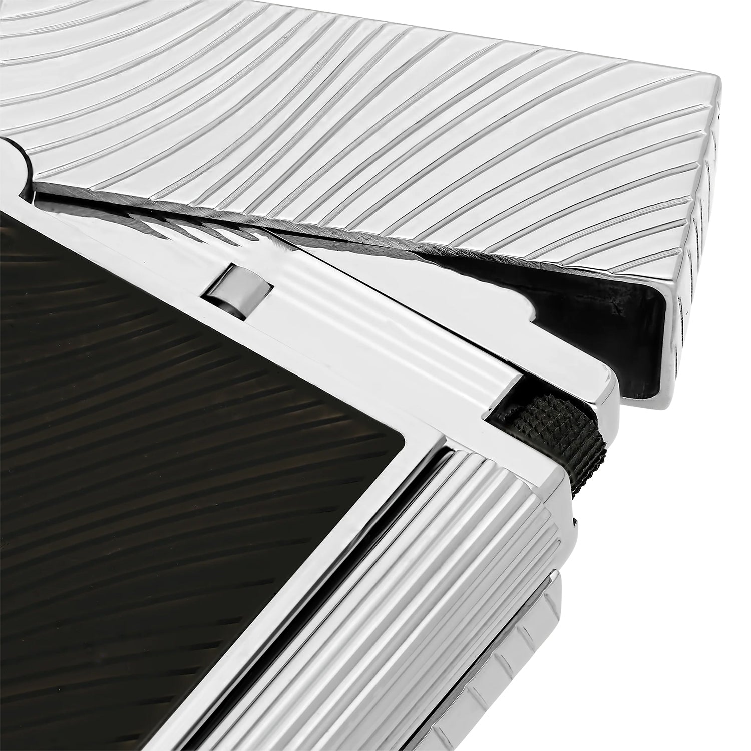 S.T. Dupont Line 2 Horse Mane Black & Palladium Lighter