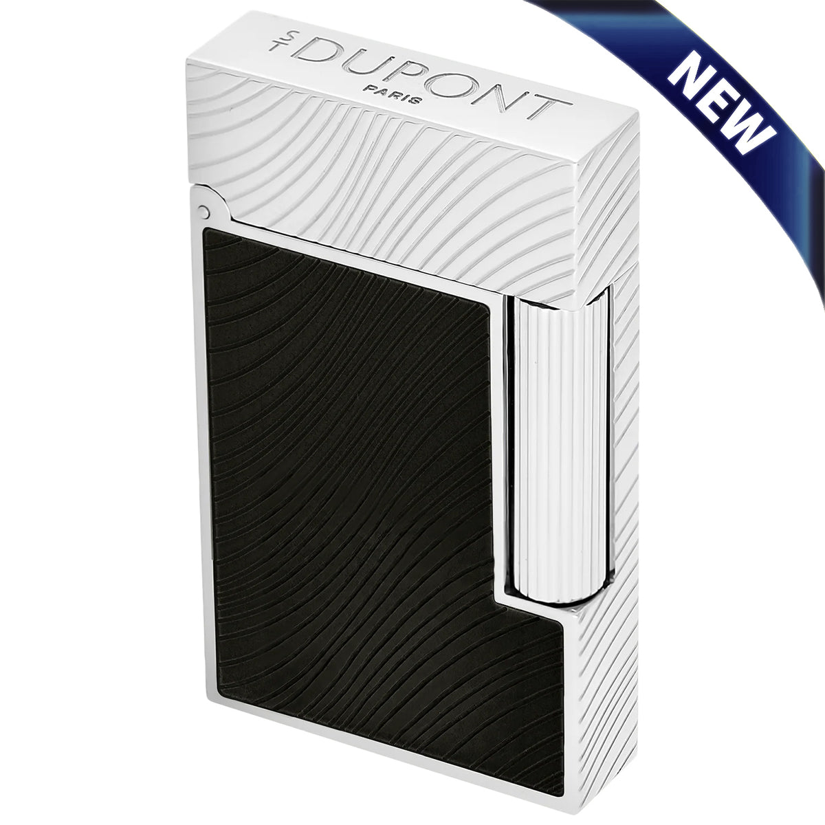 S.T. Dupont Line 2 Horse Mane Black & Palladium Lighter