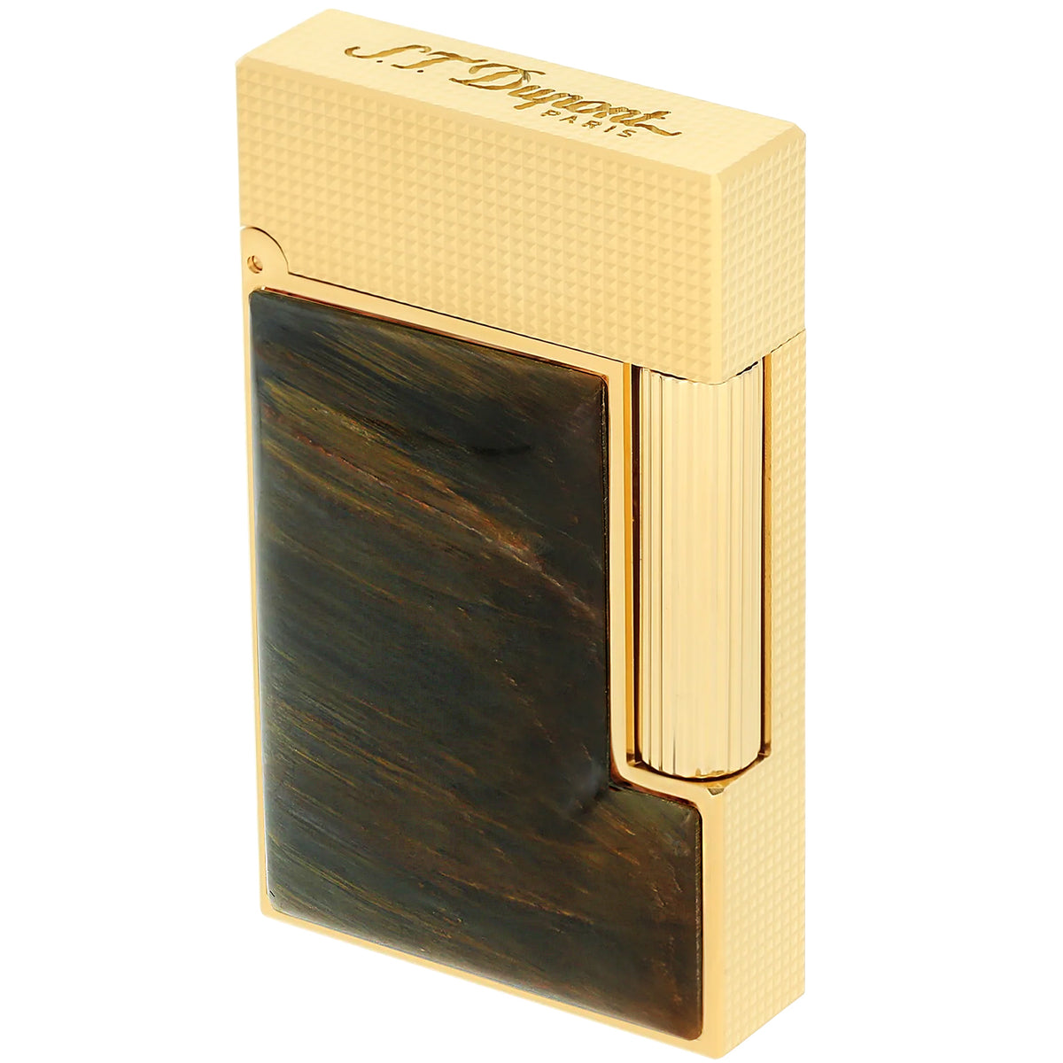 S.T. Dupont Limited Edition Line 2 Falcon's Eye Stone Lighter