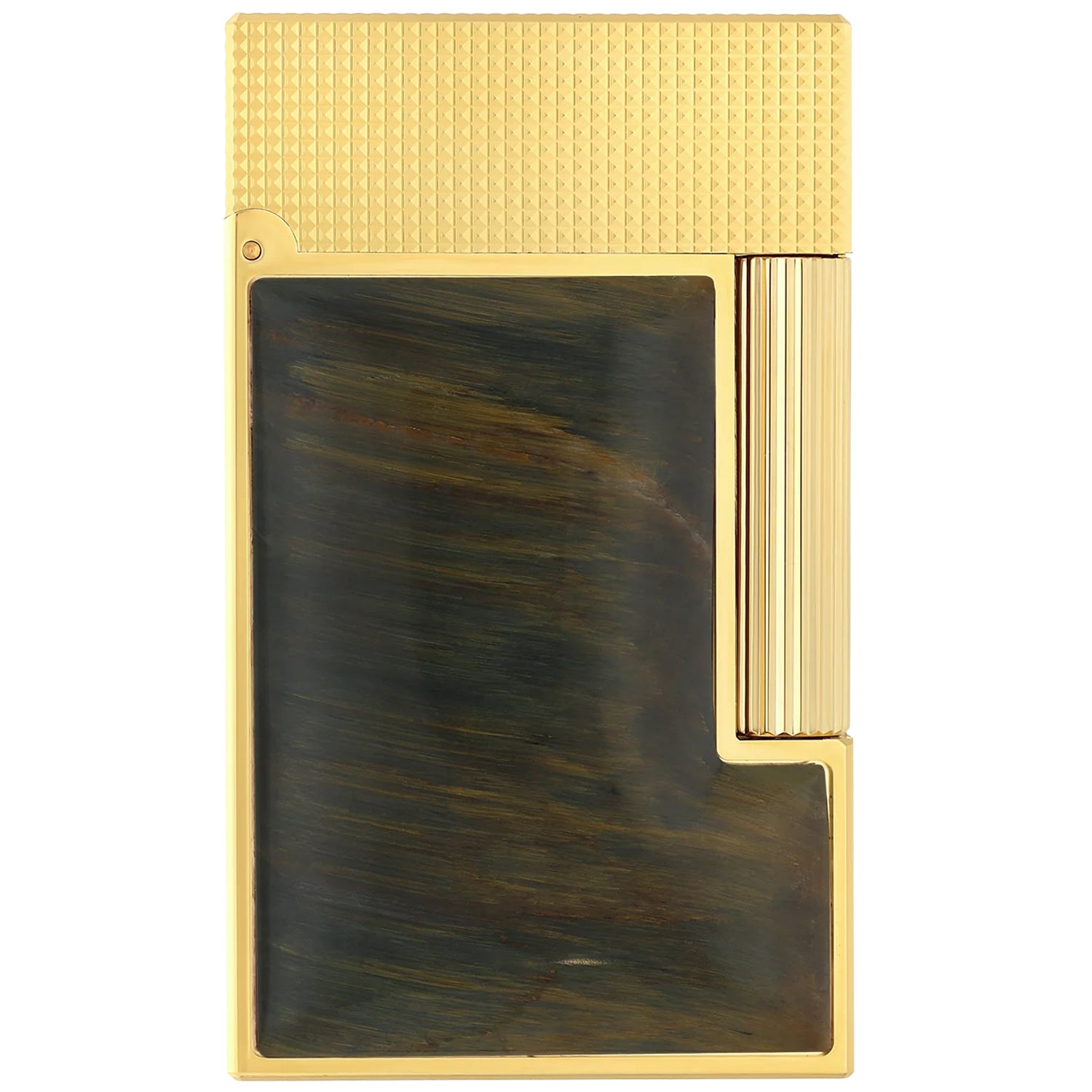 S.T. Dupont Limited Edition Line 2 Falcon's Eye Stone Lighter