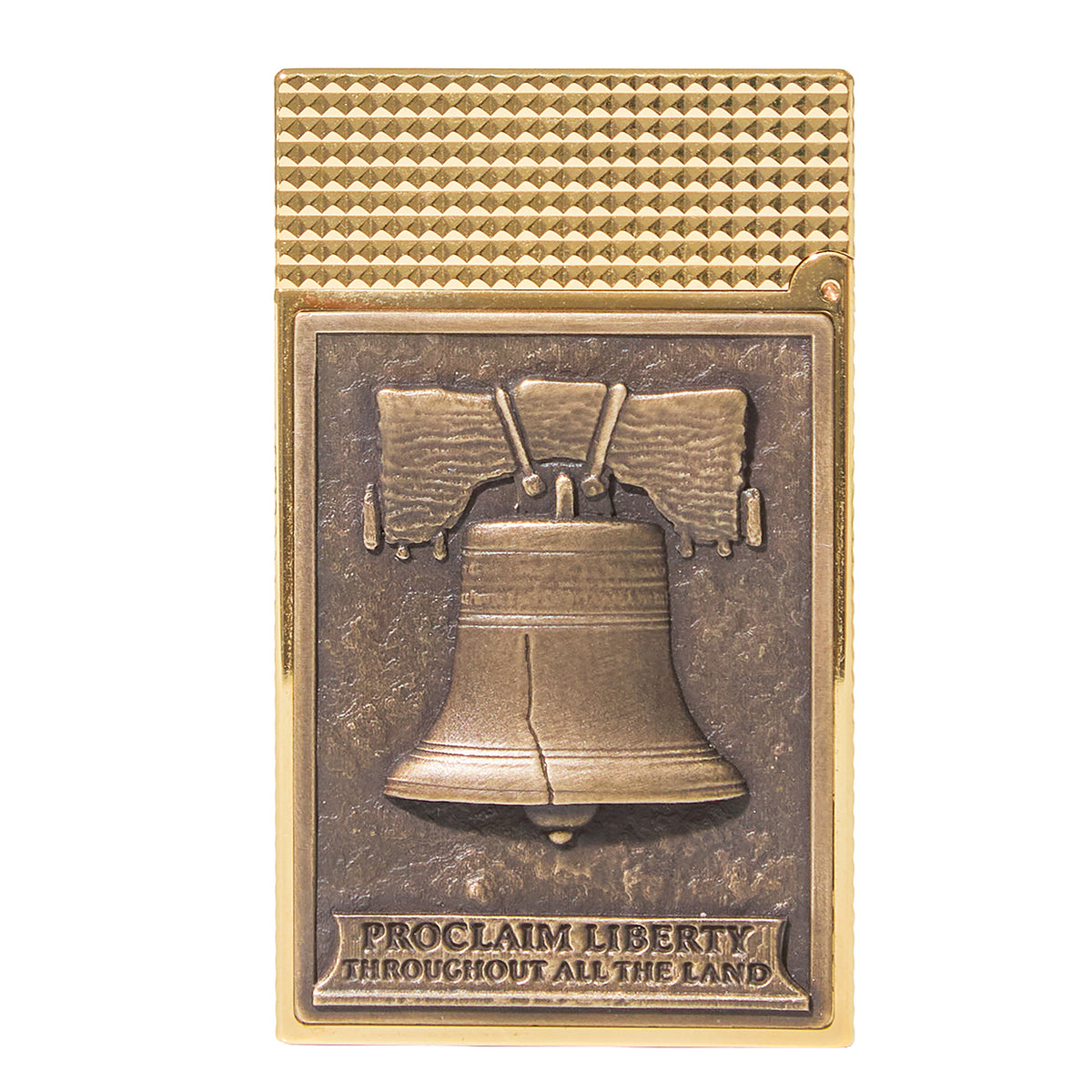 S.T. Dupont Line 2 Haute Creation We The People Gold Finish Lighter (PRE-ORDER)
