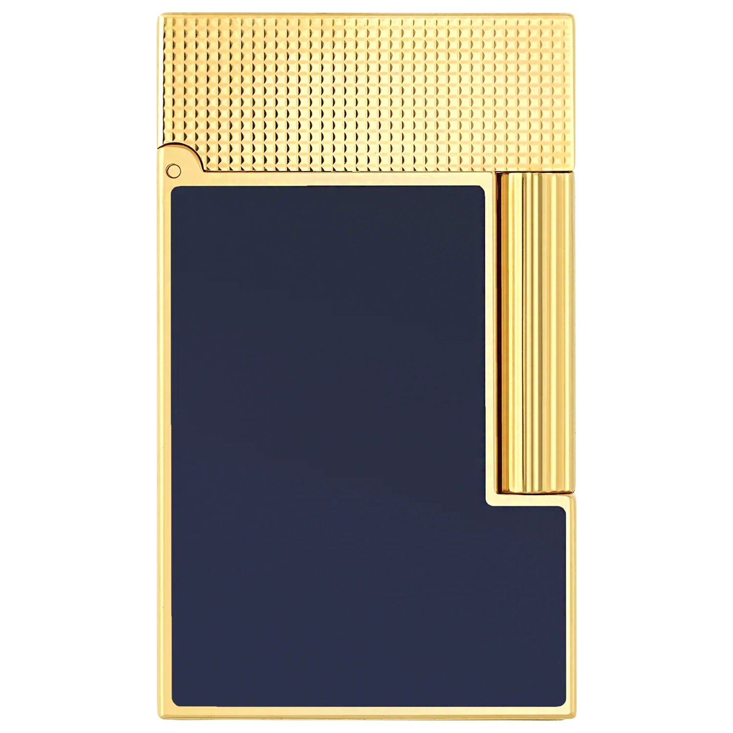 S.T. Dupont Line 2 Blue Lacquer Gold Lighter