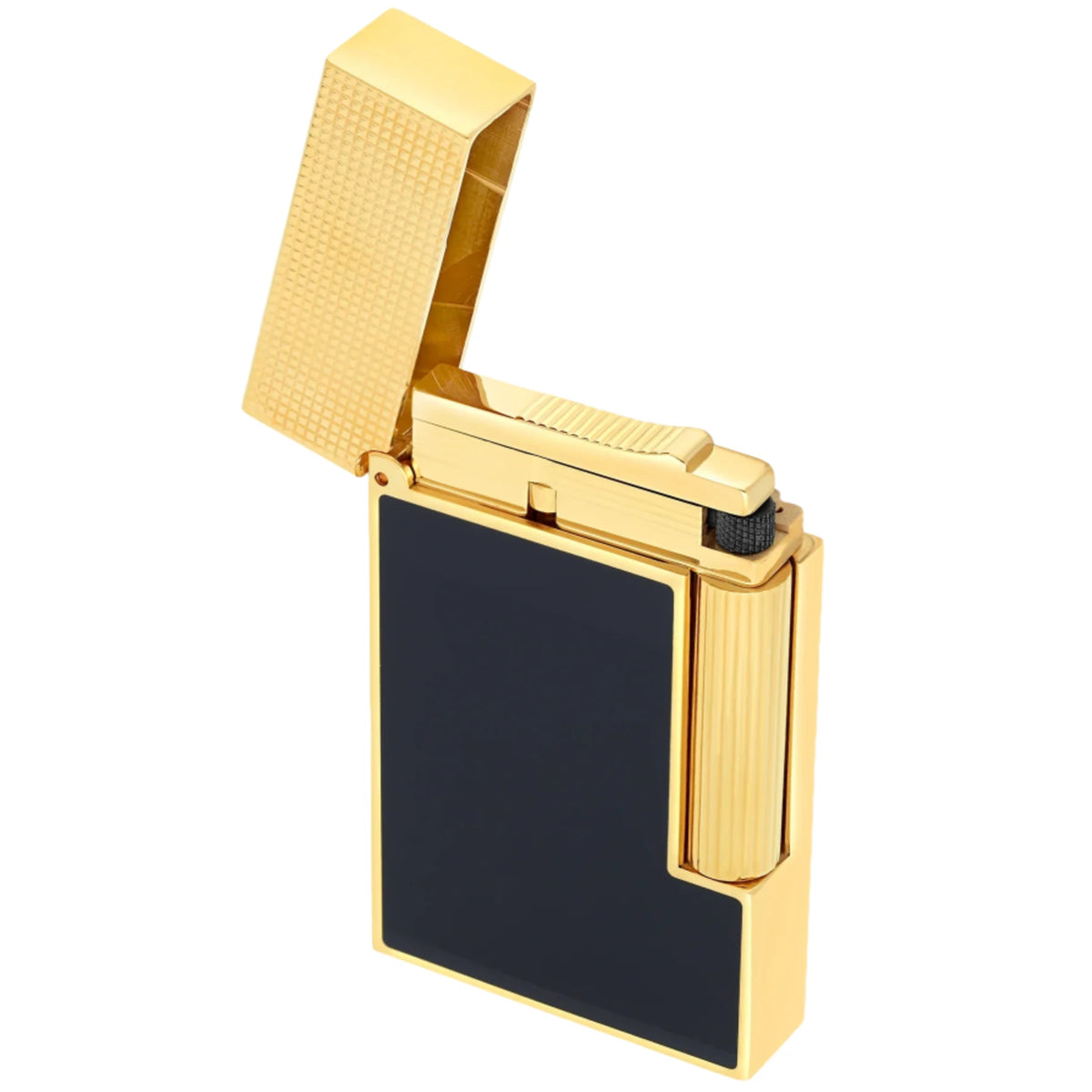 S.T. Dupont Line 2 Gold Blue Lacquer Lighter