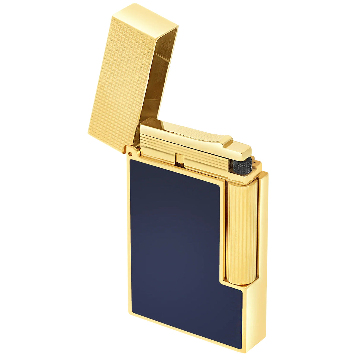 S.T. Dupont Line 2 Blue Lacquer Gold Lighter