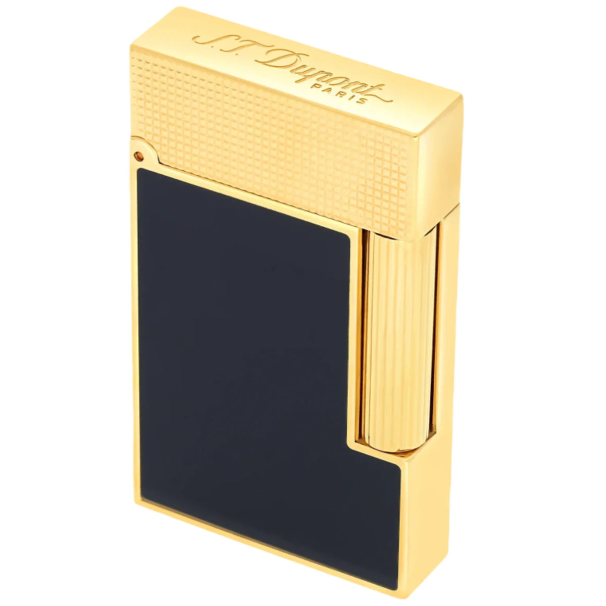 S.T. Dupont Line 2 Gold Blue Lacquer Lighter