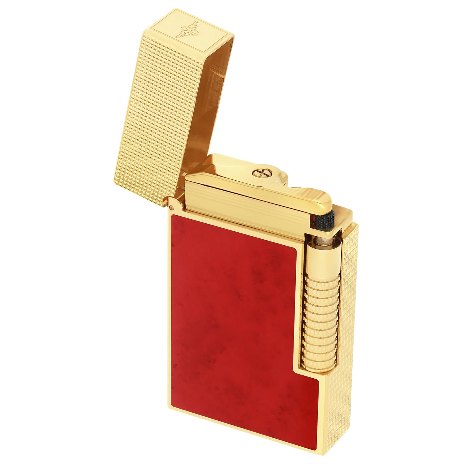 S.T. Dupont Le Grand Cling Popote Red & Gold Lighter