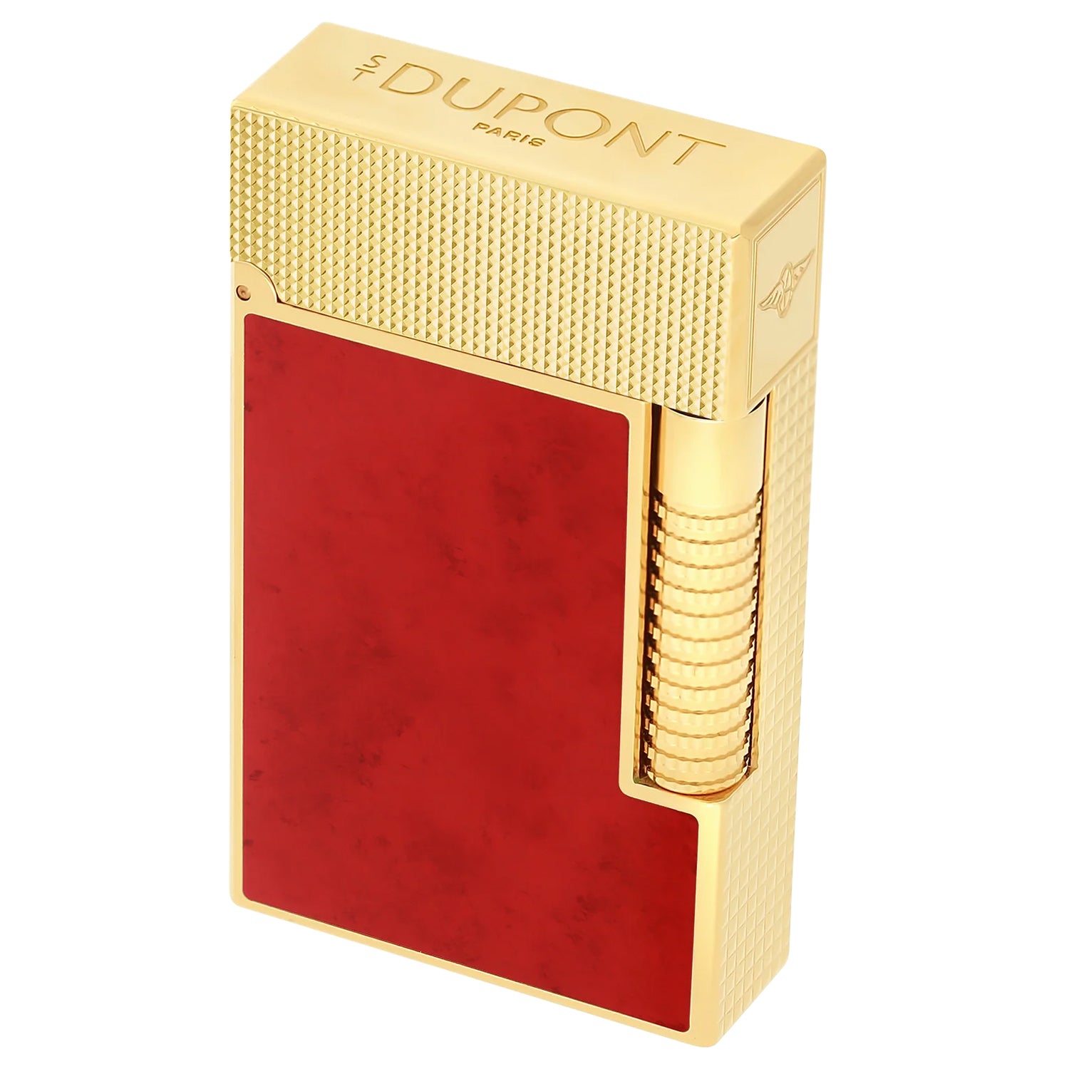 S.T. Dupont Le Grand Cling Popote Red & Gold Lighter