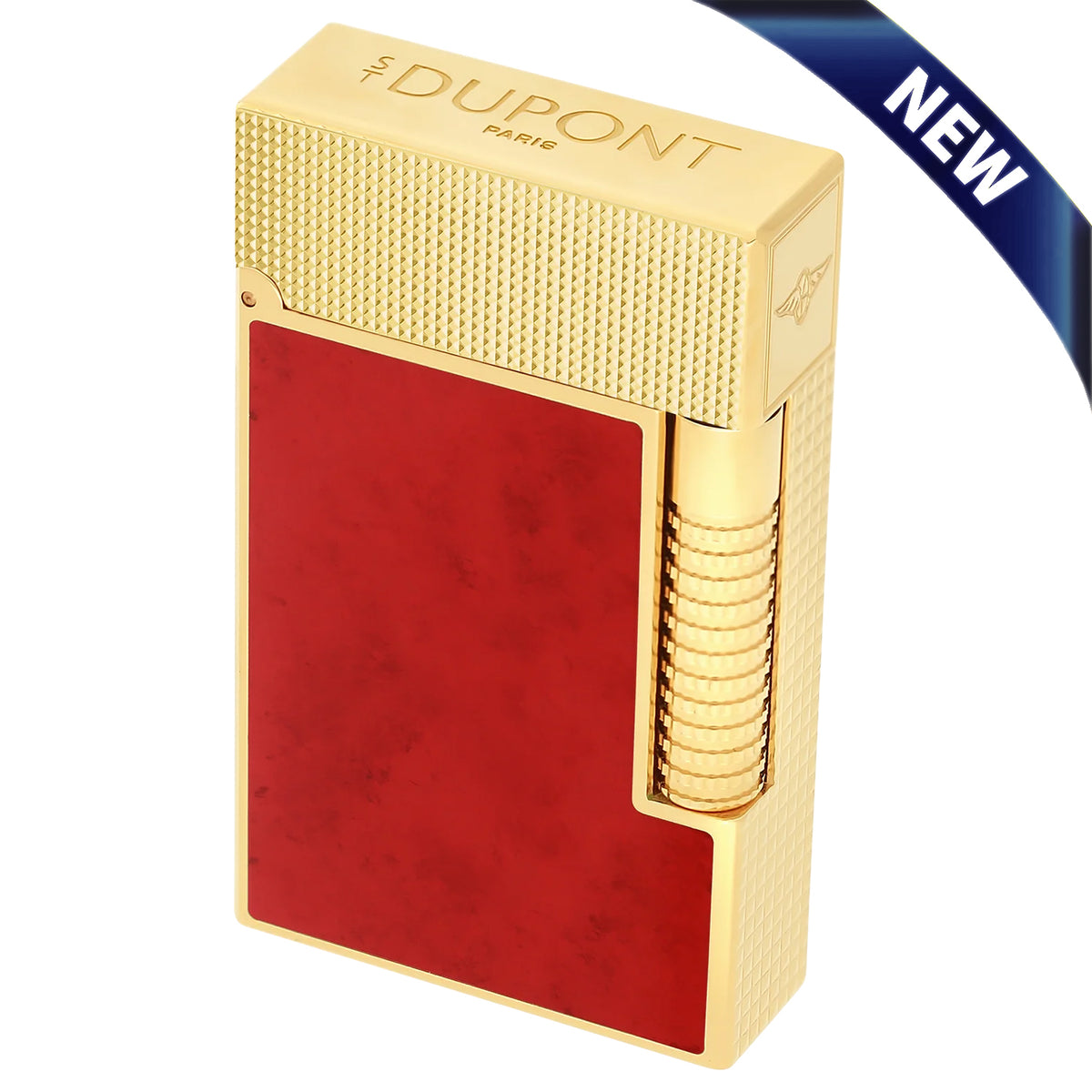 S.T. Dupont Le Grand Cling Popote Red & Gold Lighter