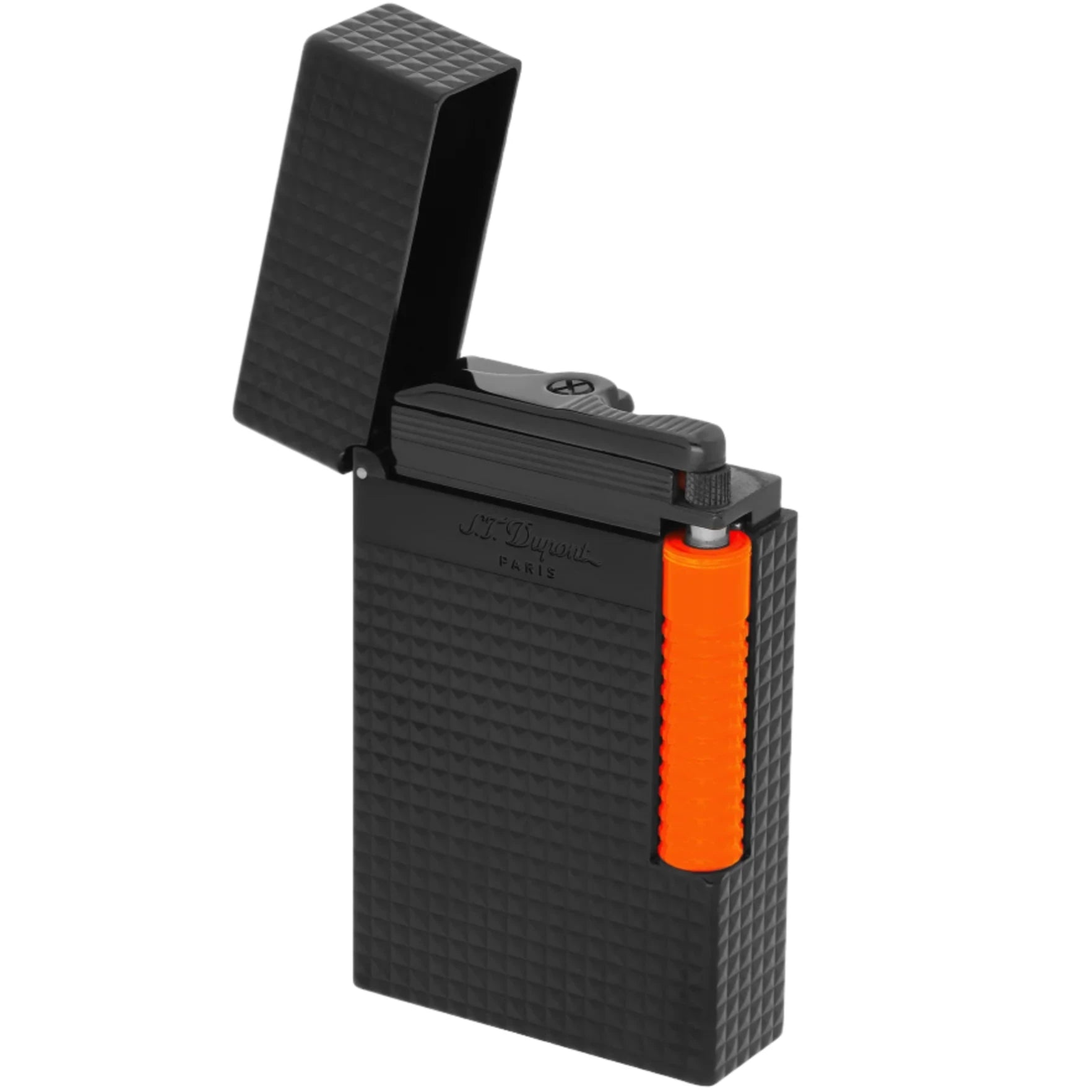 S.T. Dupont Fluo Orange Le Grand Cling Lighter