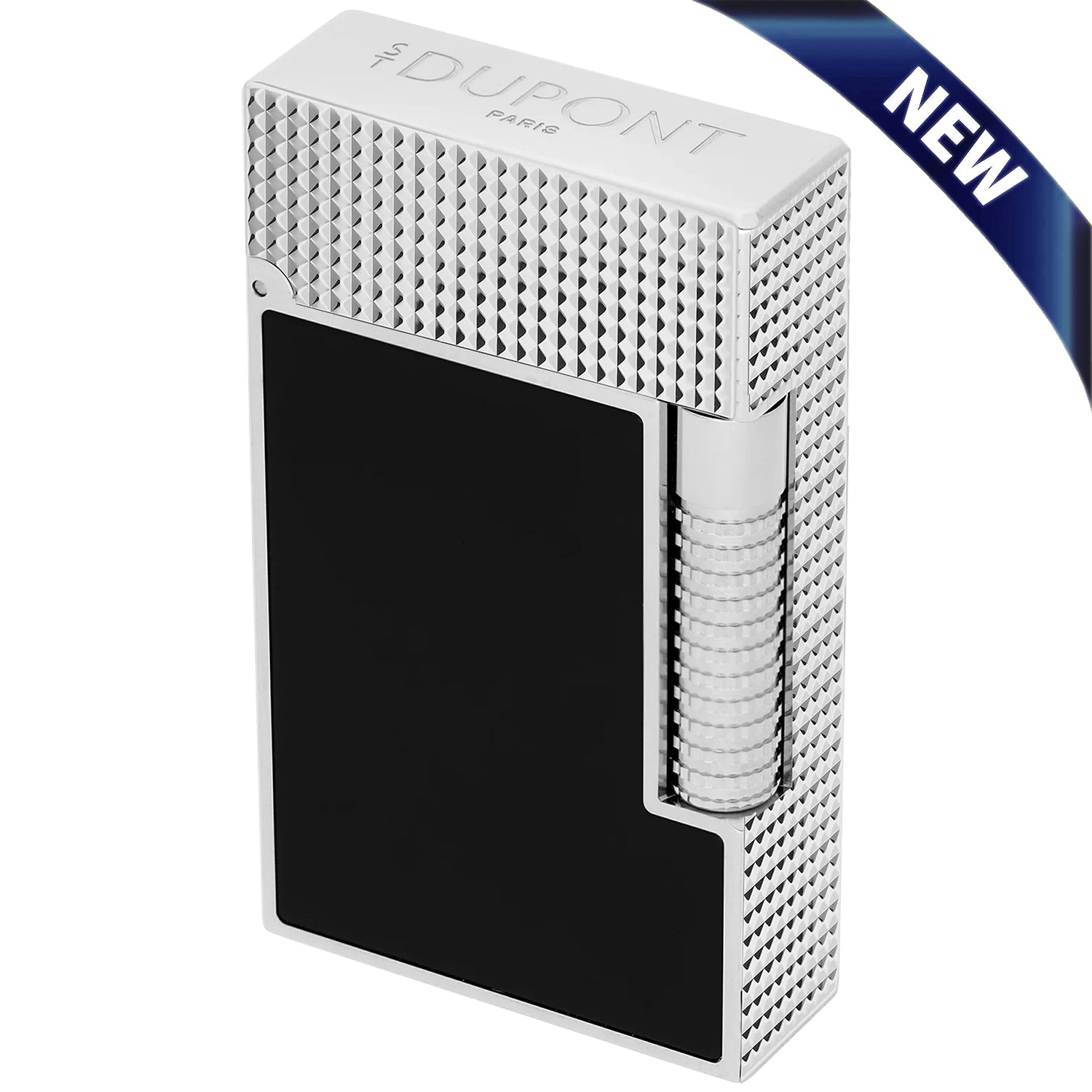 S.T. Dupont Le Grand Cling Black Lacquer Palladium Lighter