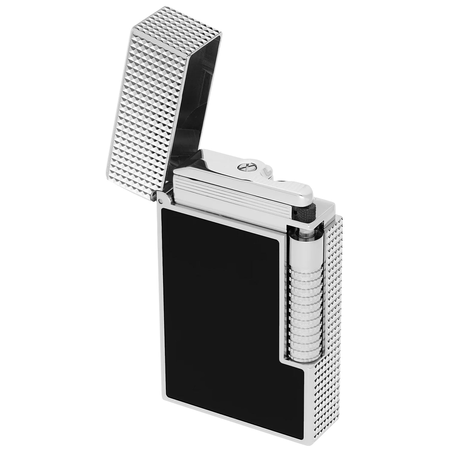 S.T. Dupont Le Grand Cling Black Lacquer Palladium Lighter