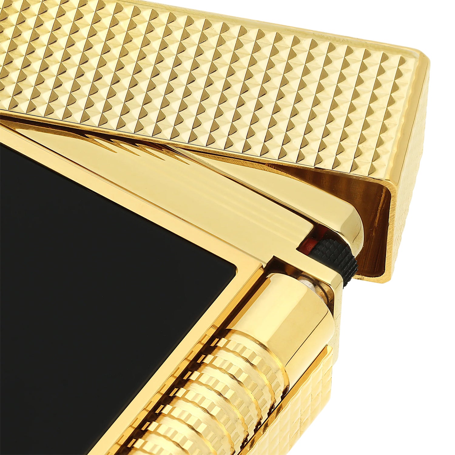 S.T. Dupont Le Grand Cling Black Lacquer Gold Lighter