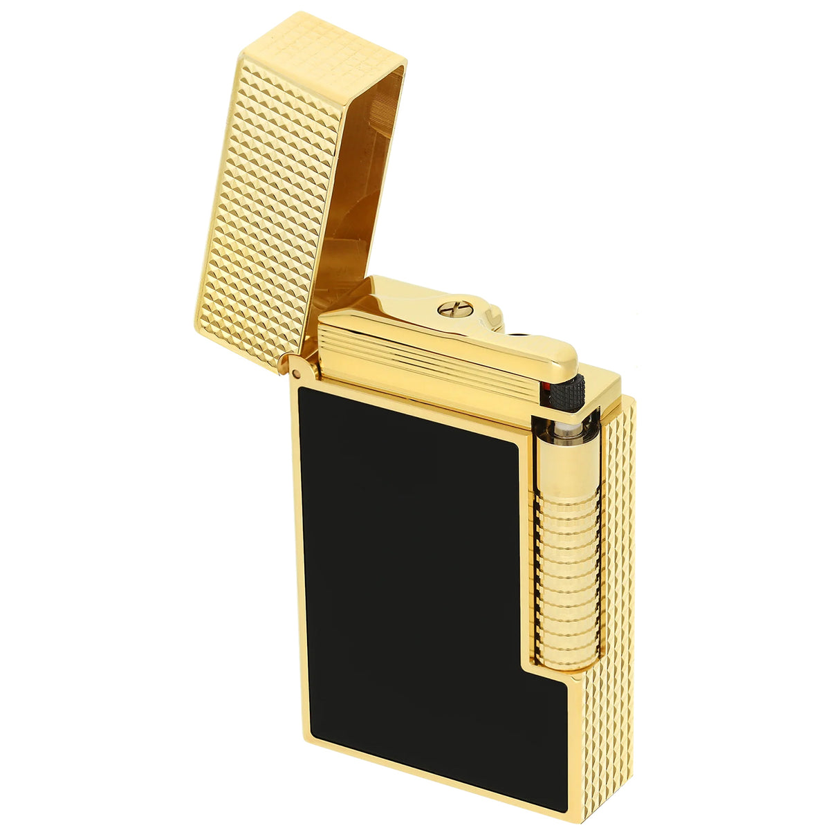S.T. Dupont Le Grand Cling Black Lacquer Gold Lighter