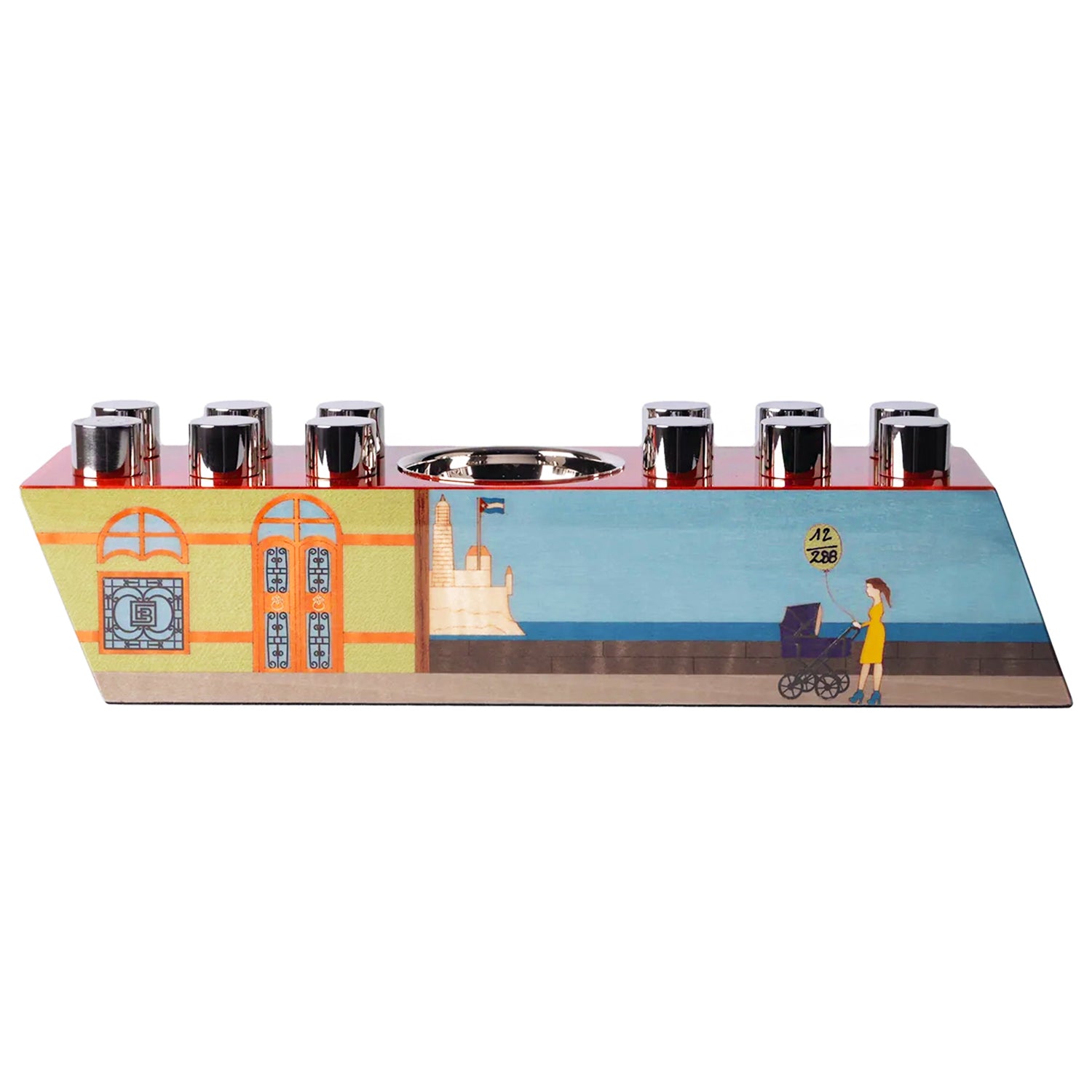 Elie Bleu Limited Edition Casa Cubana "Carousel" Ashtray