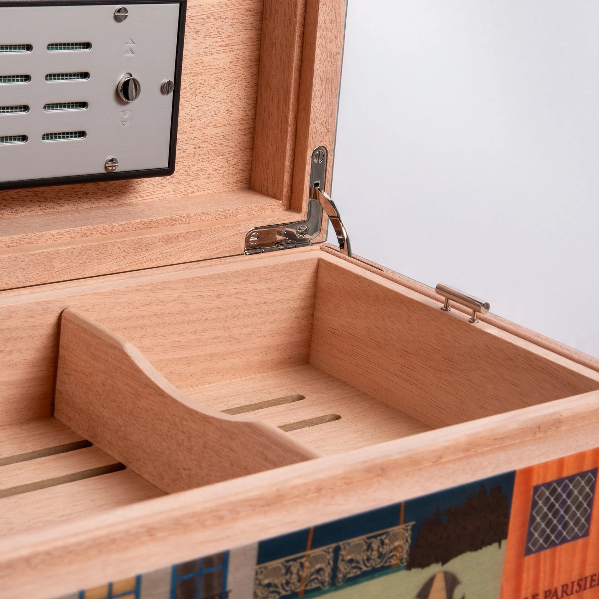 Elie Bleu Limited Edition Casa Cubana "Le Parisian Night" Multi-Color Sycamore Humidor (75 Cigars)