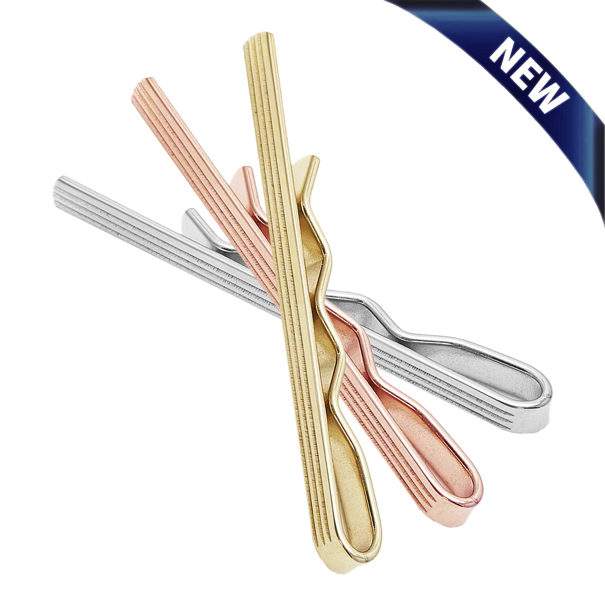 Classic Reeded Tie Bar