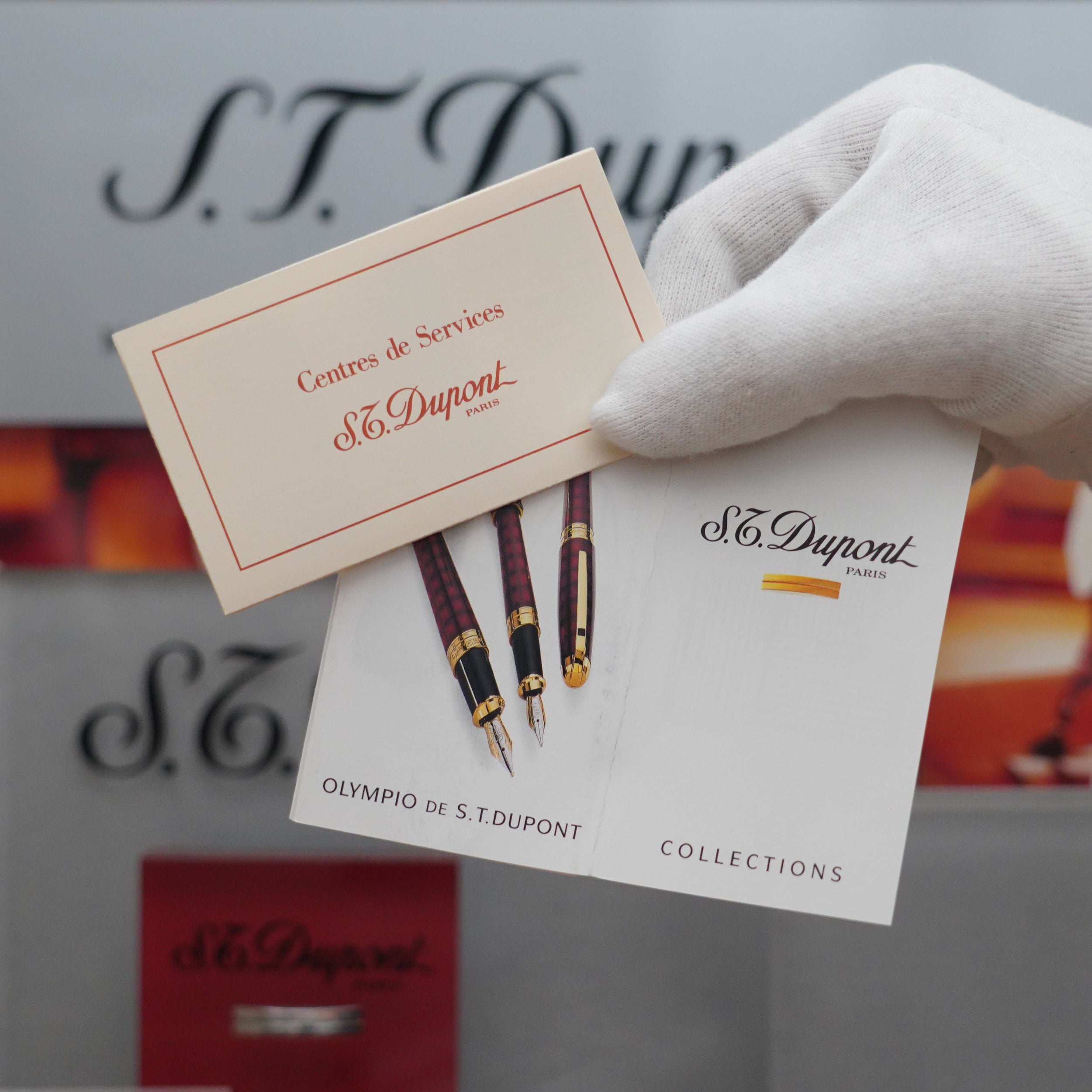 Vintage S.T. Dupont Limited Grand Master Perspective 2000 Palladium Plated Lighter