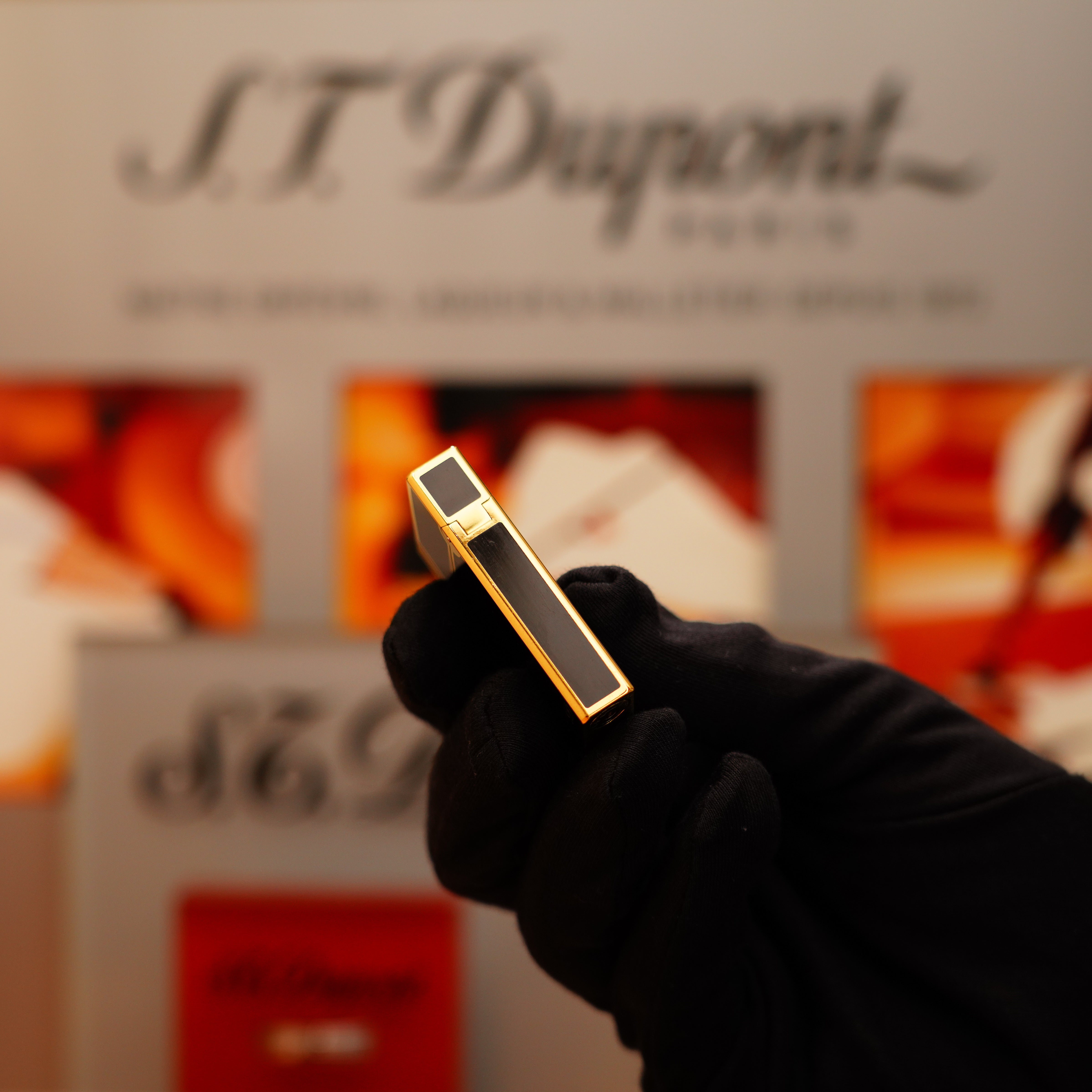 Vintage 1992 S.T. Dupont Colombus Gatsby Double Flame Limited